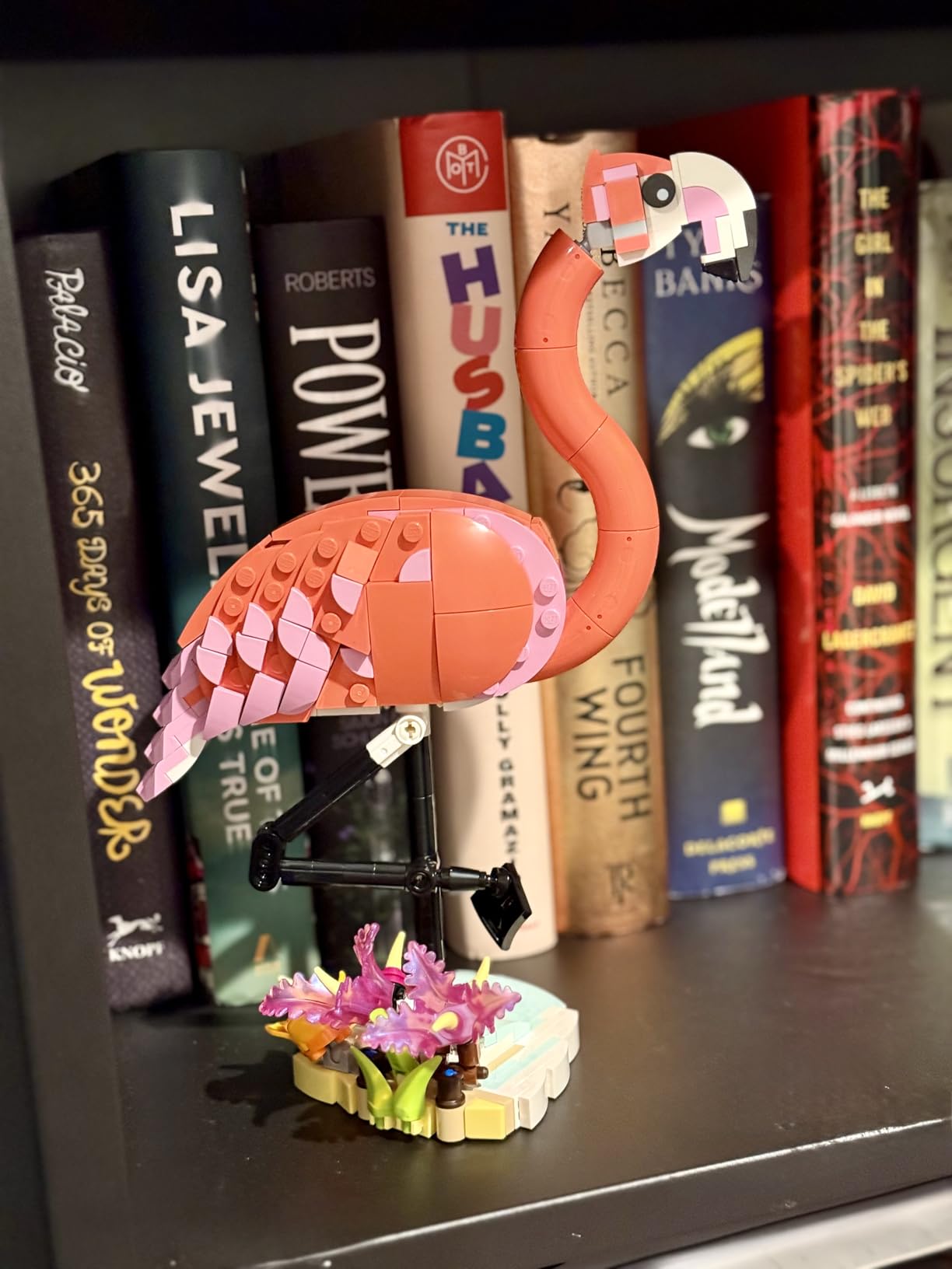 LEGO Creator 3 in 1 Wild Animals: Pink Flamingo Animal Building Toy - Playset with 3 Build Options, Pink Flamingo, Cockatoo, or Axolotl - Learning Toy for Kids, Ages 8+ - 31170 customer photo 2
