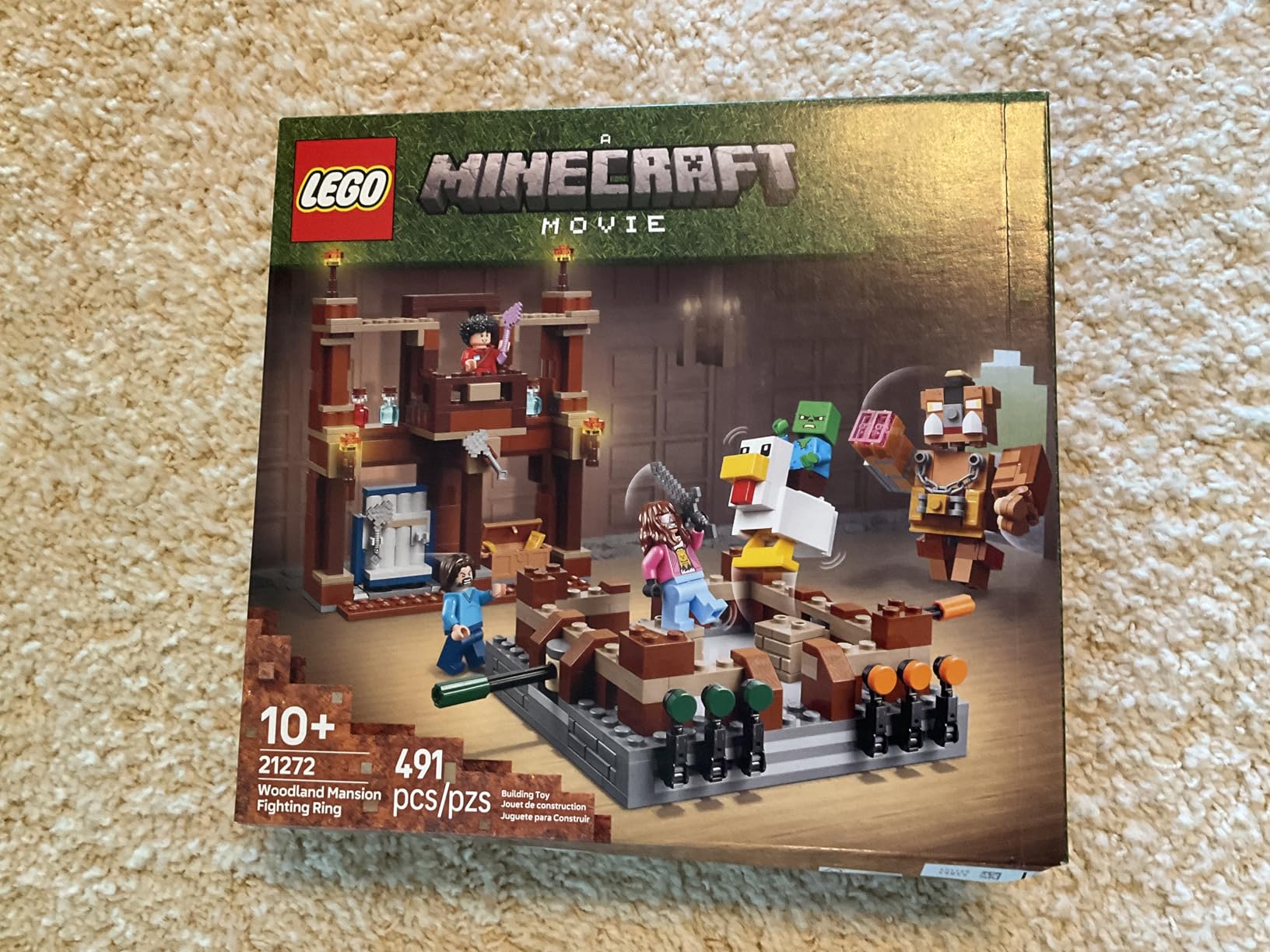LEGO Minecraft Woodland Mansion Fighting Ring - Building Toy for Kids Age 10+ - Includes Steve, Garrett, & Henry Minecraft Figures, Plus a Chicken Jockey & More - Birthday Gift Idea for Fans - 21272 customer photo 2