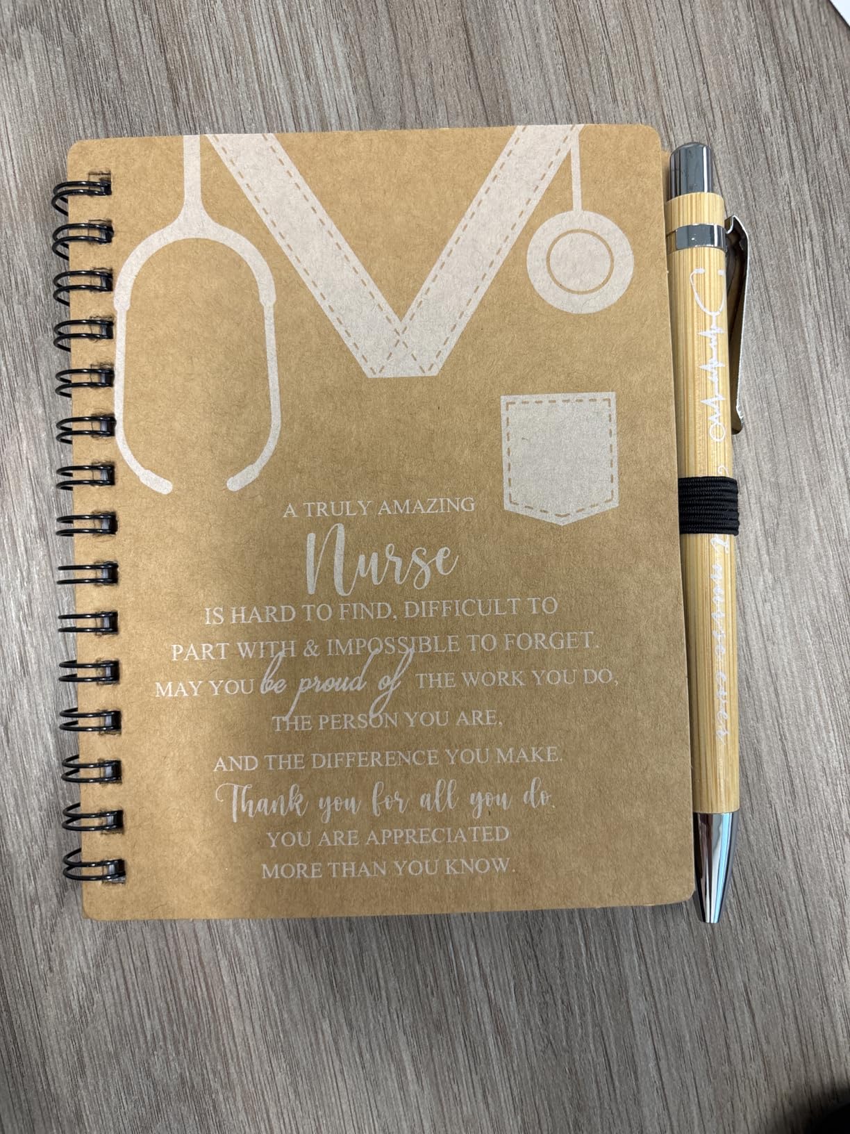20 Pcs Employee Appreciation Gifts Bulk - 10 Sets of Inspirational Spiral Notebooks with Motivational Pens, Small Notepads for Coworkers, Office, Staff, Team, Volunteer, Nurse, Teachers, Thank You Gift customer photo 1
