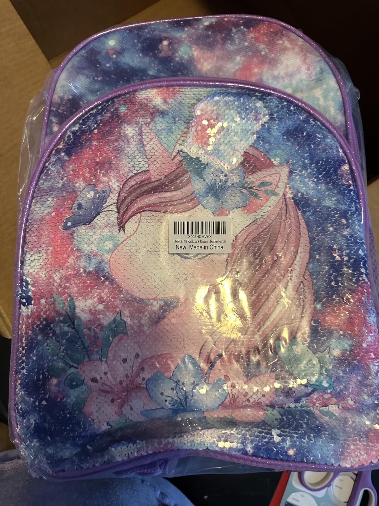 UFNDC 3PCS Girls Backpack, 16'' Kids Bookbag with Lunch Box, Water Resistant School Bag for Elementary Preschool Toddler customer photo 1