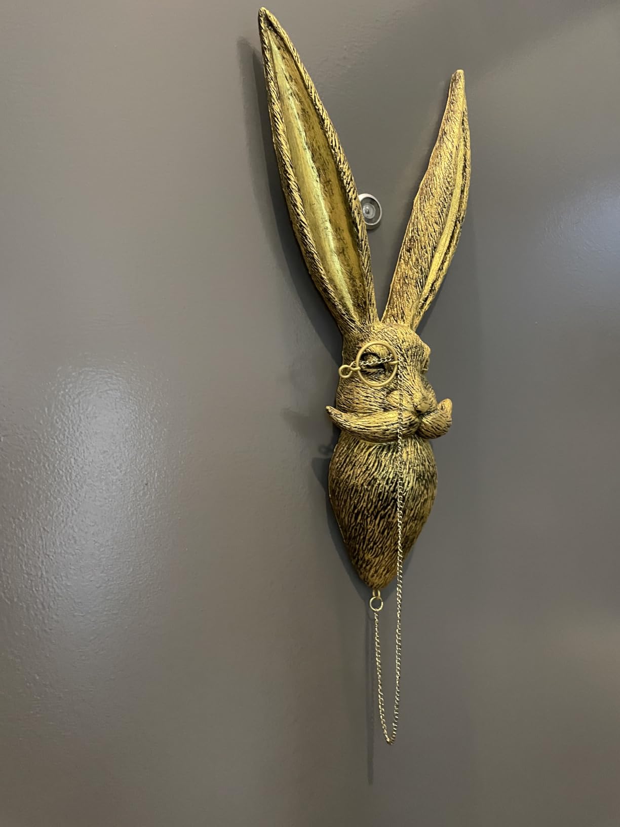 montresor Deer Head Wall Mount 17 inch Gold Deer Decor PU Foam Material Wall Decor Art customer photo 2