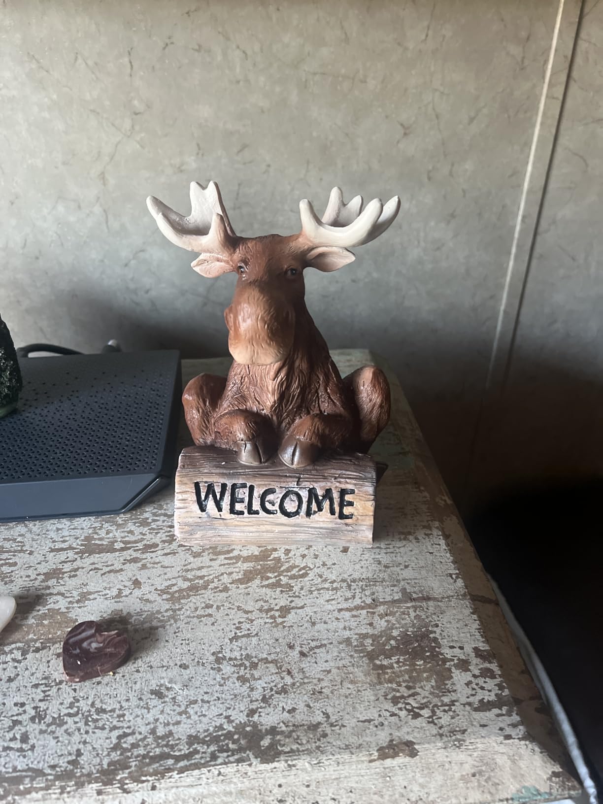 Spoontiques Moose Garden Statue - Decorative Garden Statue - Colorful Home Décor for Indoor or Outdoor Use - Patio Decoration - Garden Accessory customer photo 2