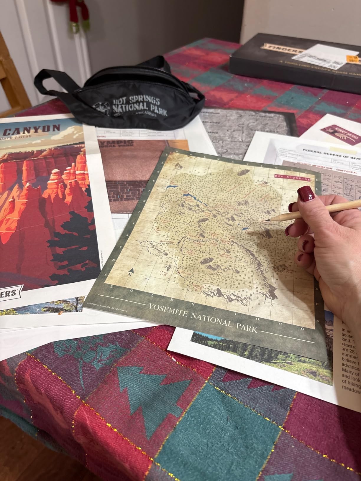 National Parks Escape Room Game for Adults 1-8+ Players | Immersive adventure puzzle game delivering thrilling challenges and teamwork fun customer photo 2