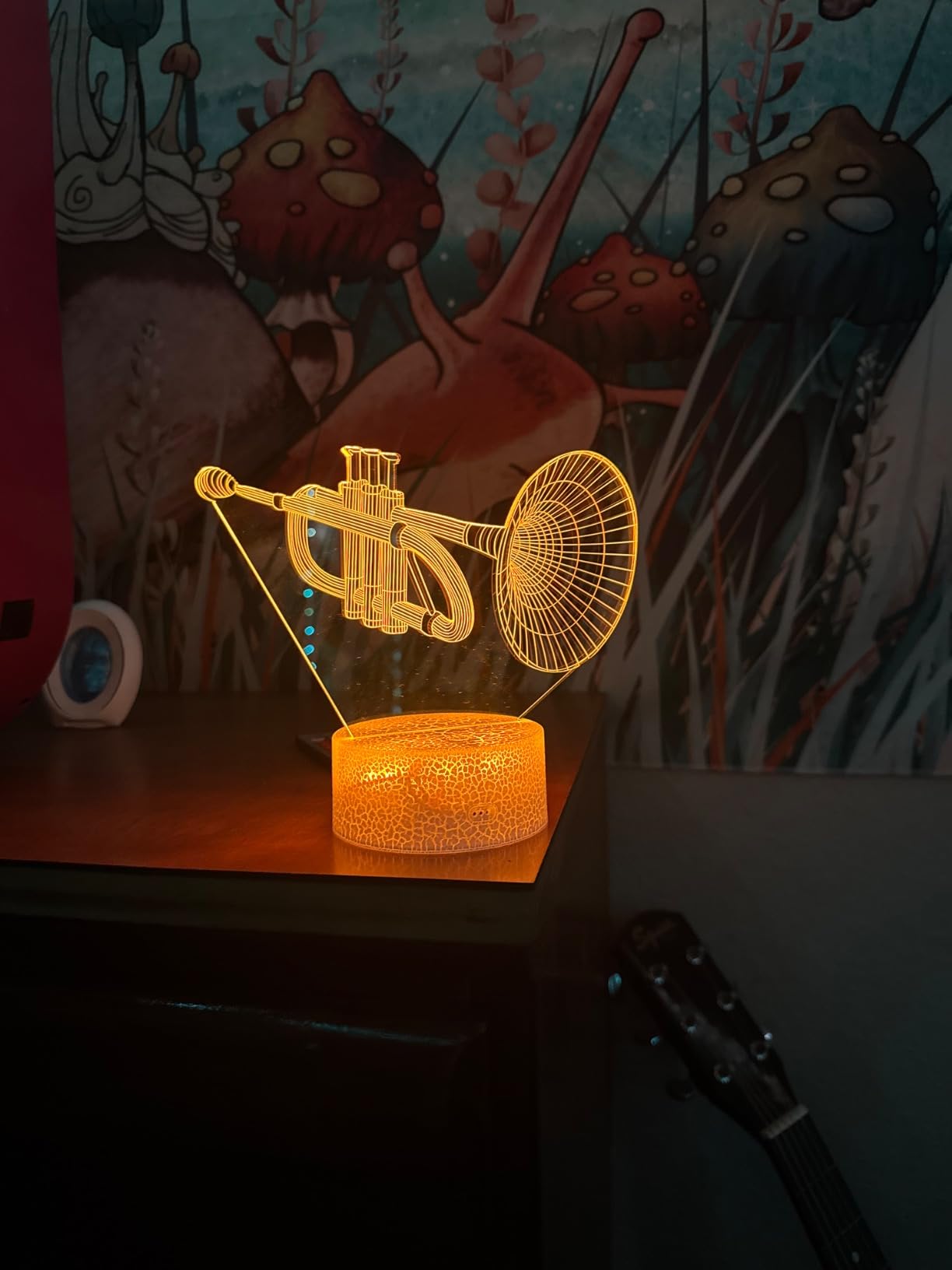 Piano Night Light, Instrument Gifts, Piano 3D Illusion Lamp with 16 Colors Changing, Timer, 4 Flash Modes and Dimmable, Kids Boys Girls Room Decoration, Holiday Xmas Music Gifts customer photo 1