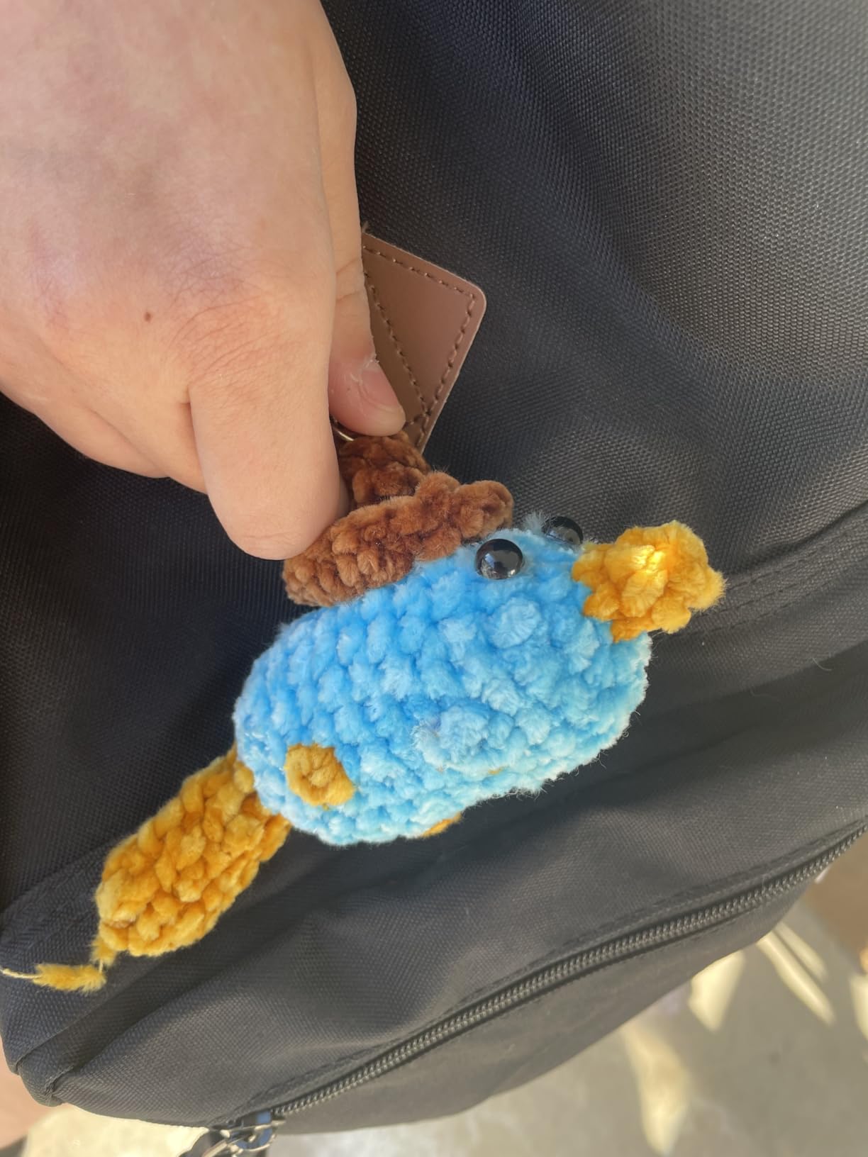 Platypus Plush Keychain, Cute Bag Charm for Women Birthday Gifts | Hand-Knitted Platypus Design, Soft Plush Decor for Bags, Keys and Backpacks customer photo 1
