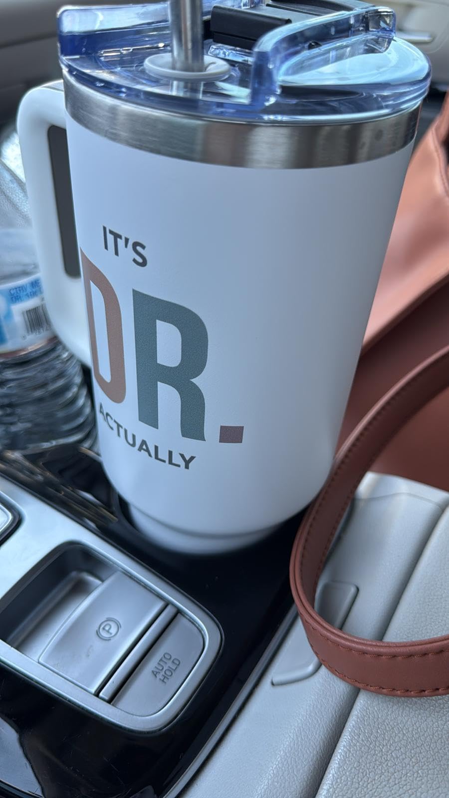 PhD Graduation Gifts, Doctor Gifts, It's Dr Actually Tumbler 40oz | Doctor Phd Doctorate Gift for Women Men Doctoral Graduates, Doctorate Doctors Graduation Gift, Doctoral Degree customer photo 2