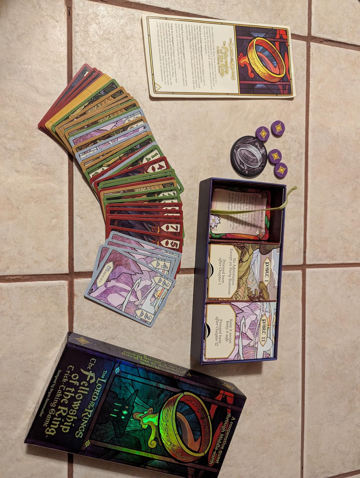 Asmodee The Lord of the Rings The Fellowship of the Ring Trick-Taking Game | A Cooperative Card Adventure! Strategy Game for Kids & Adults, Ages 10+, 1-4 Players, 20 Mins customer photo 1