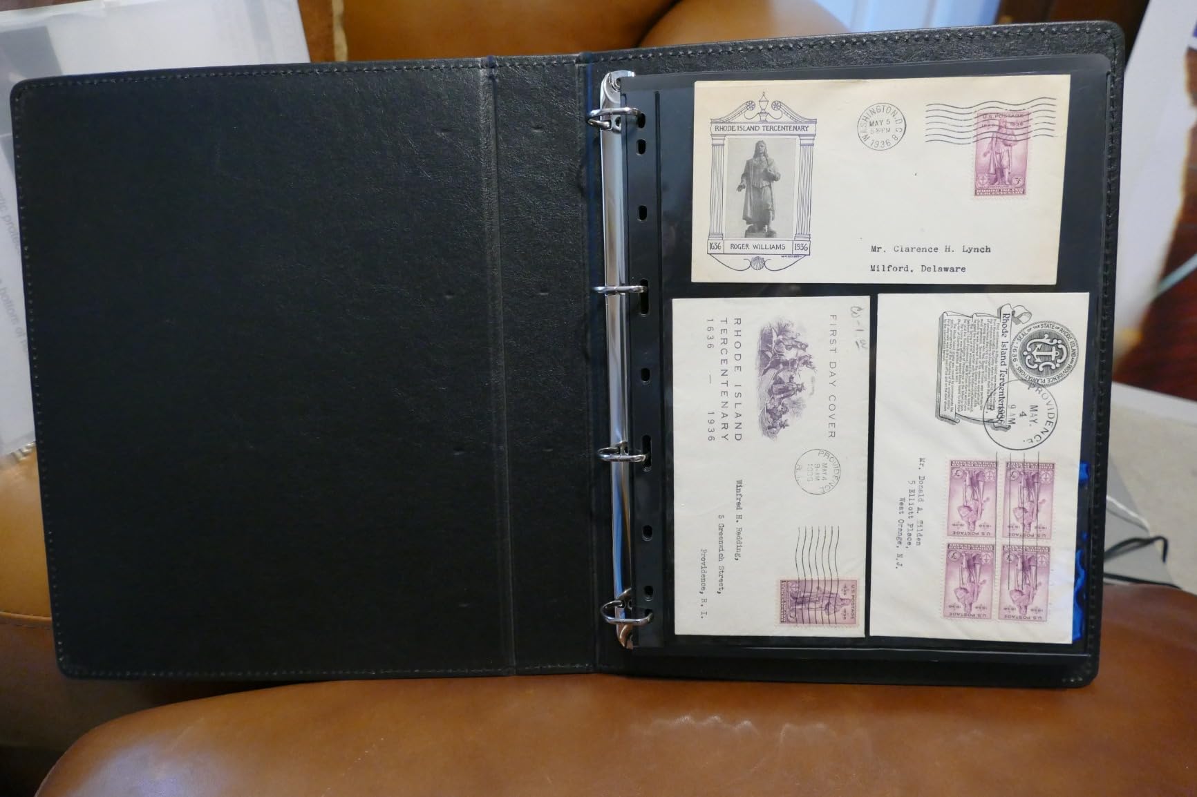 Stamp Collecting Album Binder Kit for Collectors, 1/2/3/4 Rows Banknotes Storage Book with 20 Stamp Pages, 4 Ring Binder, Tweezers and Magnifier, for Paper Money Bill Postage, Beginner Hobbyists Gift customer photo 2