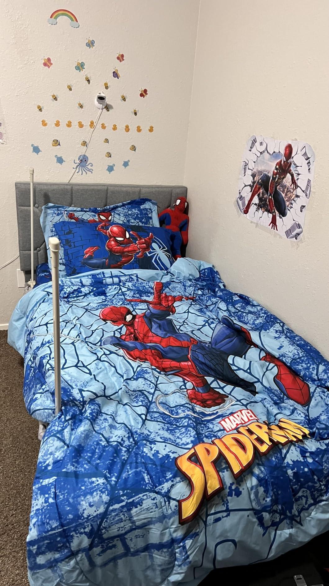 Disney Lion King Simba Twin Comforter Set 5 Piece Kids Bedding, Multi, Safari Animal, Comforter Sheets Sham Pillowcase, Official Brand, Soft Microfiber, Machine Washable customer photo 1