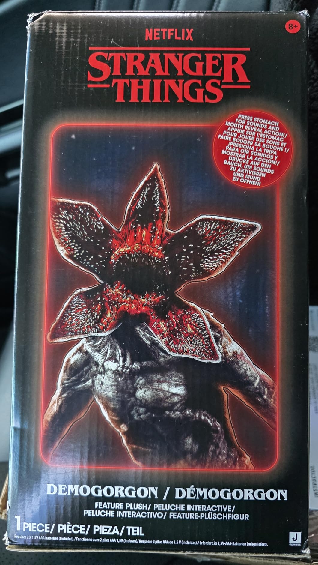 Stranger Things Demogorgon Feature Plush - 12-Inch Soft Plush with Opening Head and Sound Effects customer photo 1