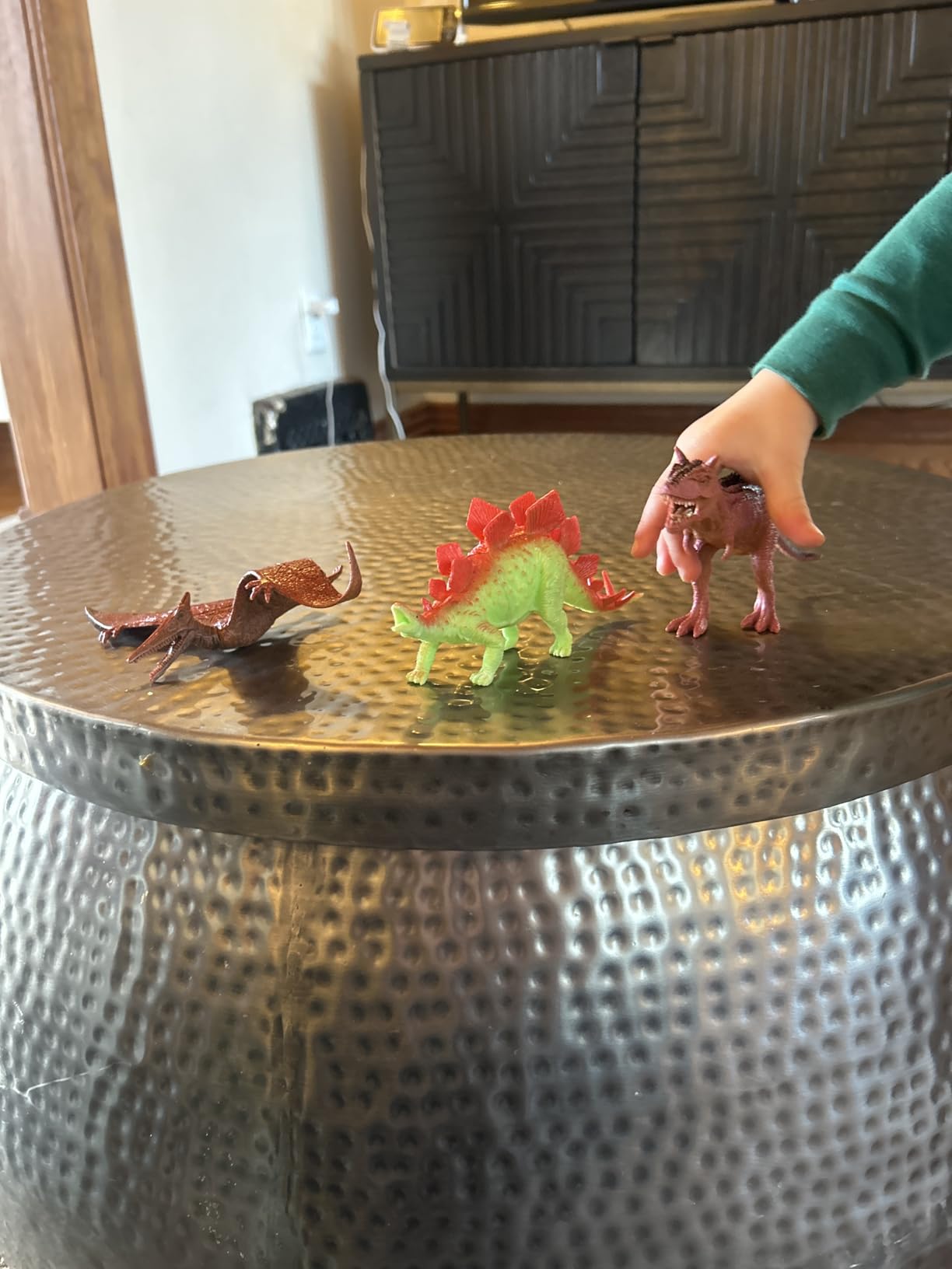 Zippytots Dinosaur Toys for Kids 3-5, 10 PCS Realistic Plastic Dinosaur Figure Toy Set Including T-Rex, Stegosaurus, Spinosaurus, Ideal Gift for Toddlers customer photo 2