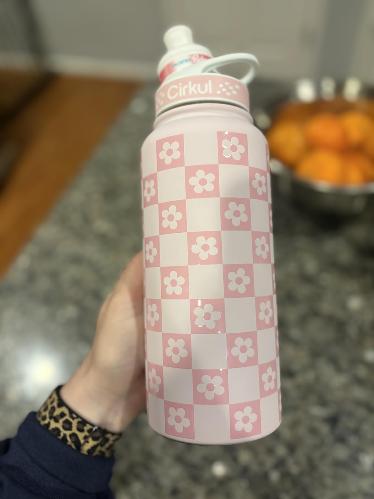 Nurse Water Bottle 32oz Stainless Steel Insulated with Lid, Nurse Gifts for Female Nurses, Medical Staff Inspiration Gifts for Nursing Students, Graduation Christmas Birthday Nurse Week customer photo 2