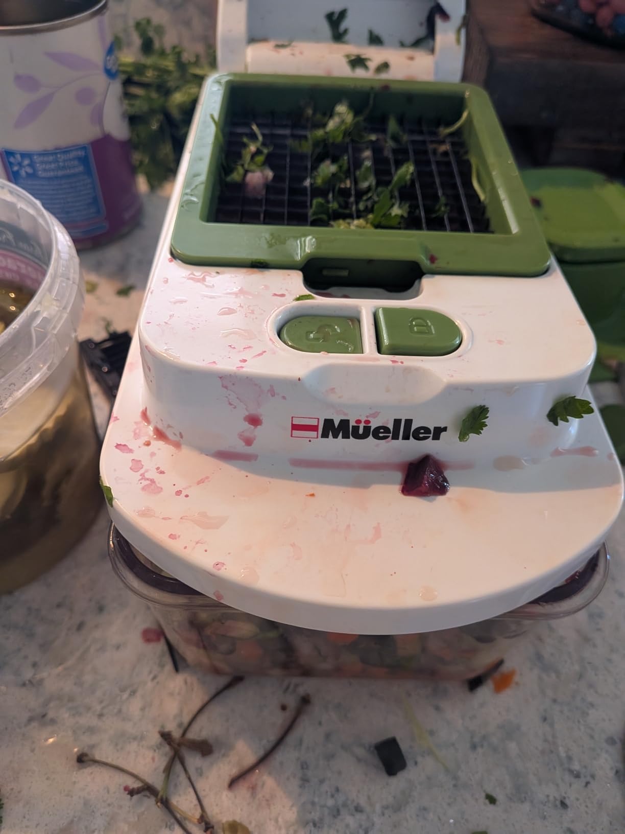 MUELLER HOME Pro-Series 10-in-1, 8 Vegetable Chopper & Mandoline Slicer customer photo 2