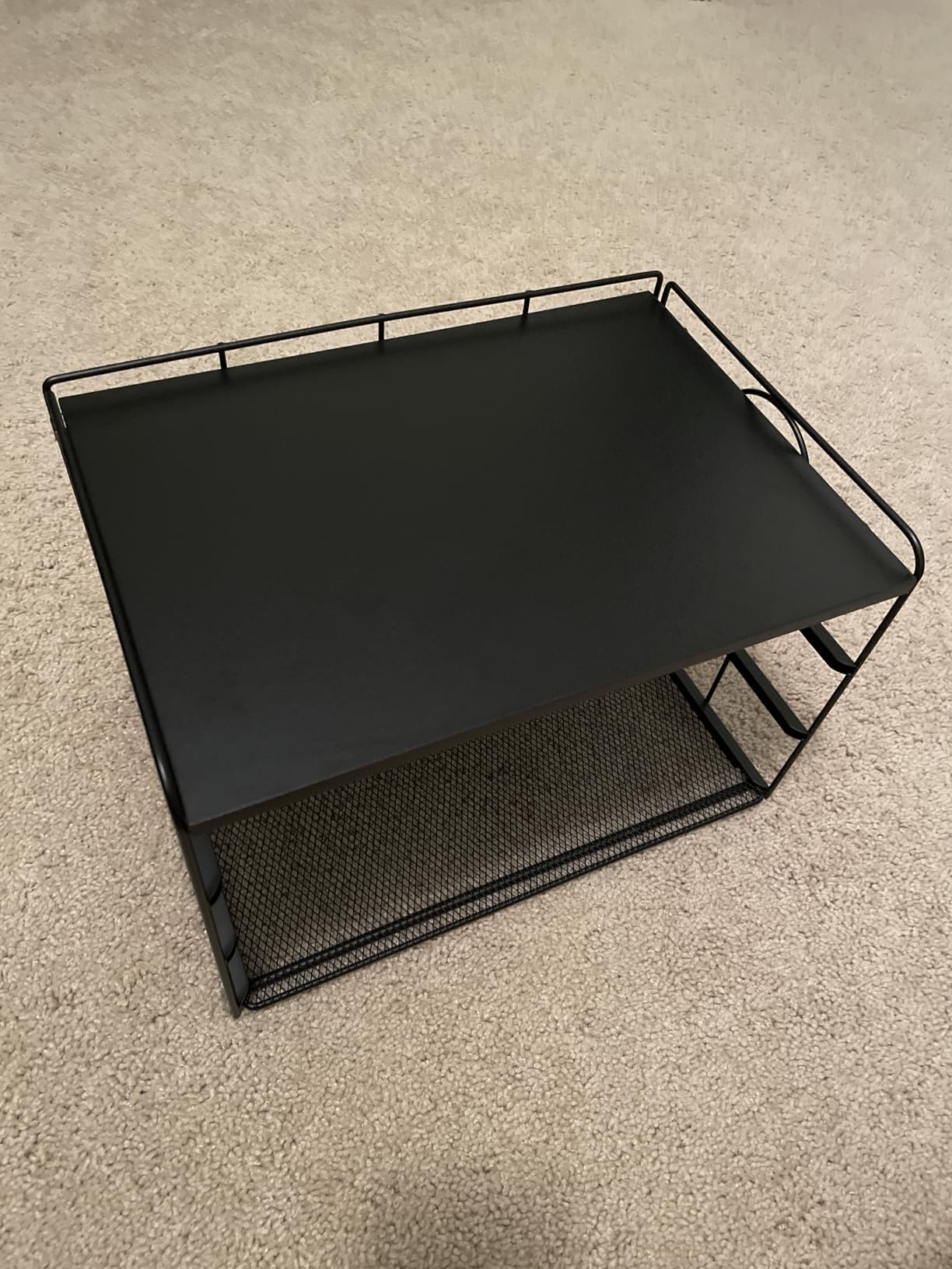 gianotter 4-Tier Paper Organizer With Magazine Holder | Desk Organizers and Accessories, File Organizer for Office Supplies Storage (Black, 4-Tier) customer photo 1