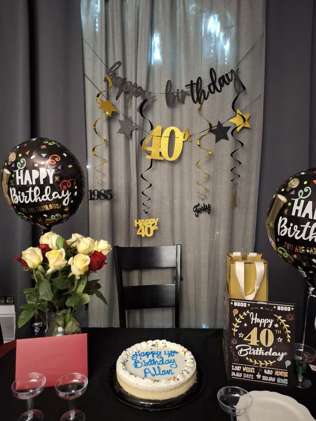 100th Birthday Card for Women Men - Back In 1926 Black & Gold - 100 Happy BIRTHDAY card - 100th birthday gift for Her Him - JUMBO size - 100th birthday decorations Dad Mom - Best gifts for 100 year old customer photo 1