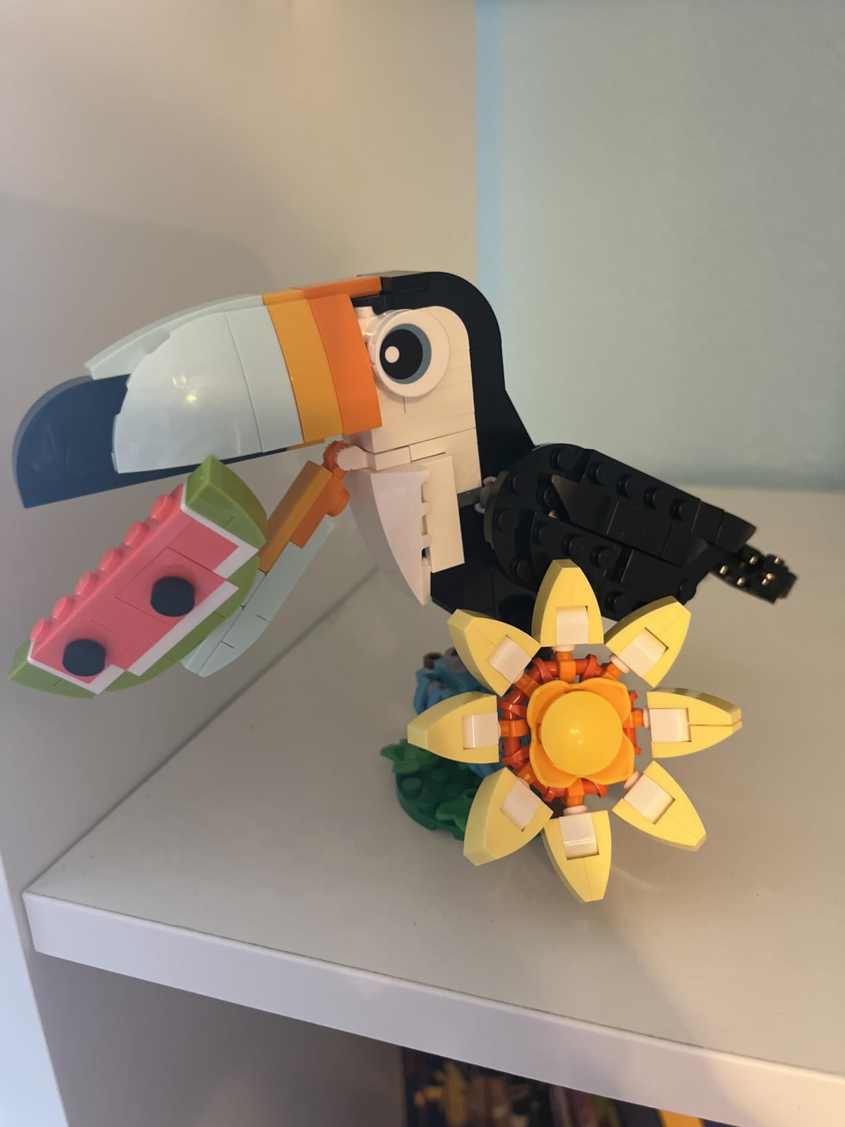 LEGO Creator 3 in 1 Wild Animals: Tropical Toucan Building Toy for Kids- Jungle Building Blocks & Learning Toy for Girls & Boys, Ages 7+ - Build 3 Animal Toys in 1 Set - Gift for Birthdays - 31173 customer photo 2