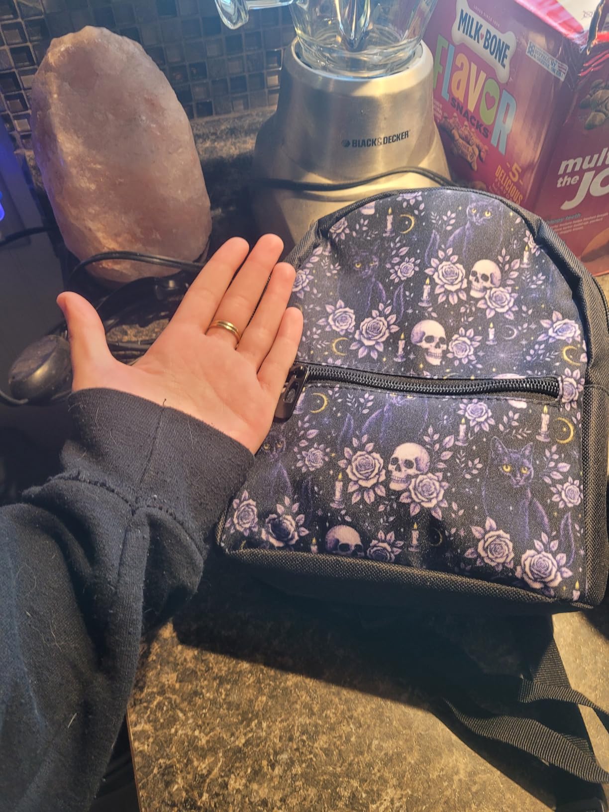 Hedgehog Flower Small Backpack Purse for Women Cute Mini Backpack Purse Aesthetic Backpack customer photo 1
