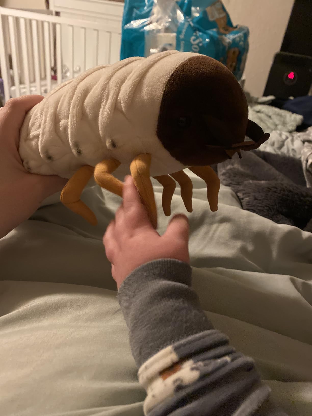 Giant Trilobite Plush Stuffed Animal - 11 Inch Realistic Prehistoric Arthropod Toy, Soft Crustacean Model for Science Enthusiasts and Fossil Collectors customer photo 1
