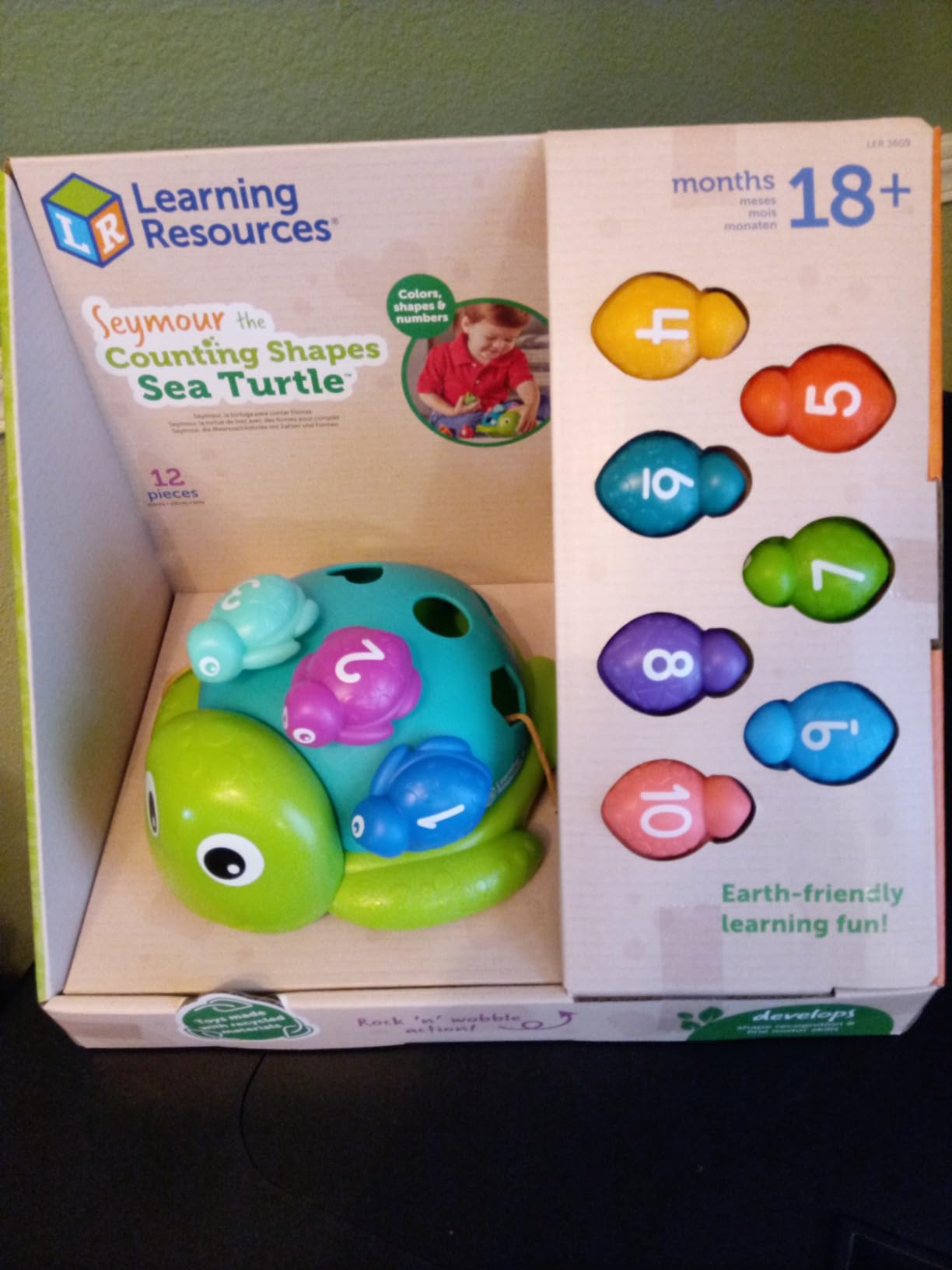 Learning Resources Seymour the Counting Shapes Sea Turtle customer photo 1