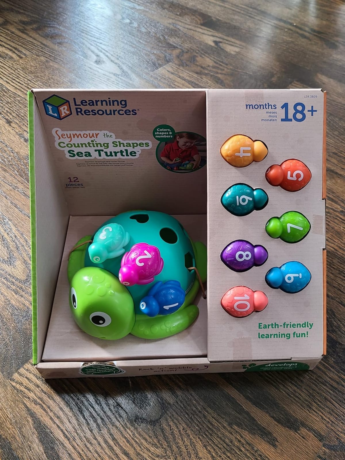Learning Resources Seymour the Counting Shapes Sea Turtle customer photo 2