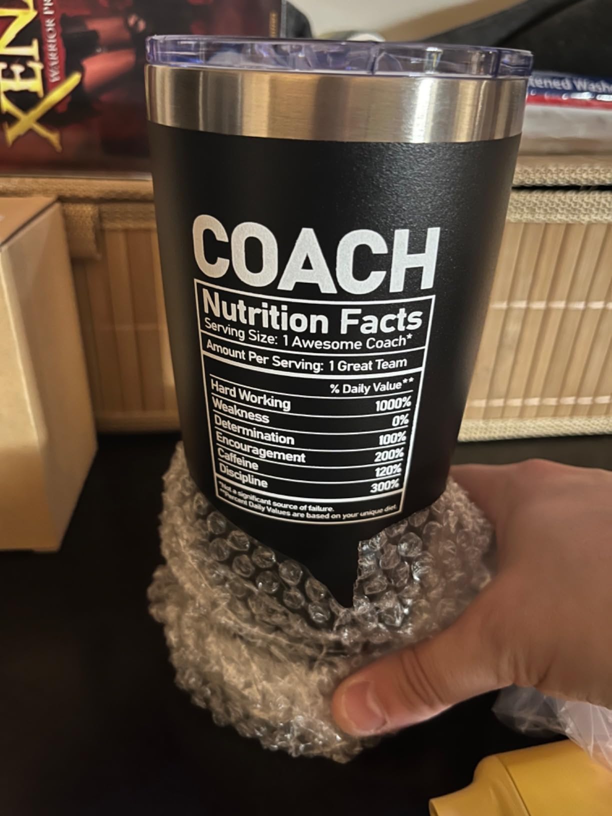 SpenMeta Personal Athletic Trainer Gifts - Massage Therapist, Coach, Salesperson, Realtor, Gym Trainer Present, Tears of My Client - 20 Oz Tumbler Cup customer photo 2