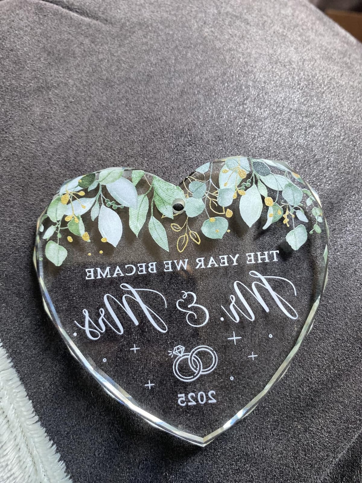 HEXMOZ New Home Gift Ideas - New Home Ornament 2026 | Best Housewarming Gifts 2026 for Owners, Couples, Men, Women - First House Ornament, Our First Christmas Ceramic Keepsake customer photo 2