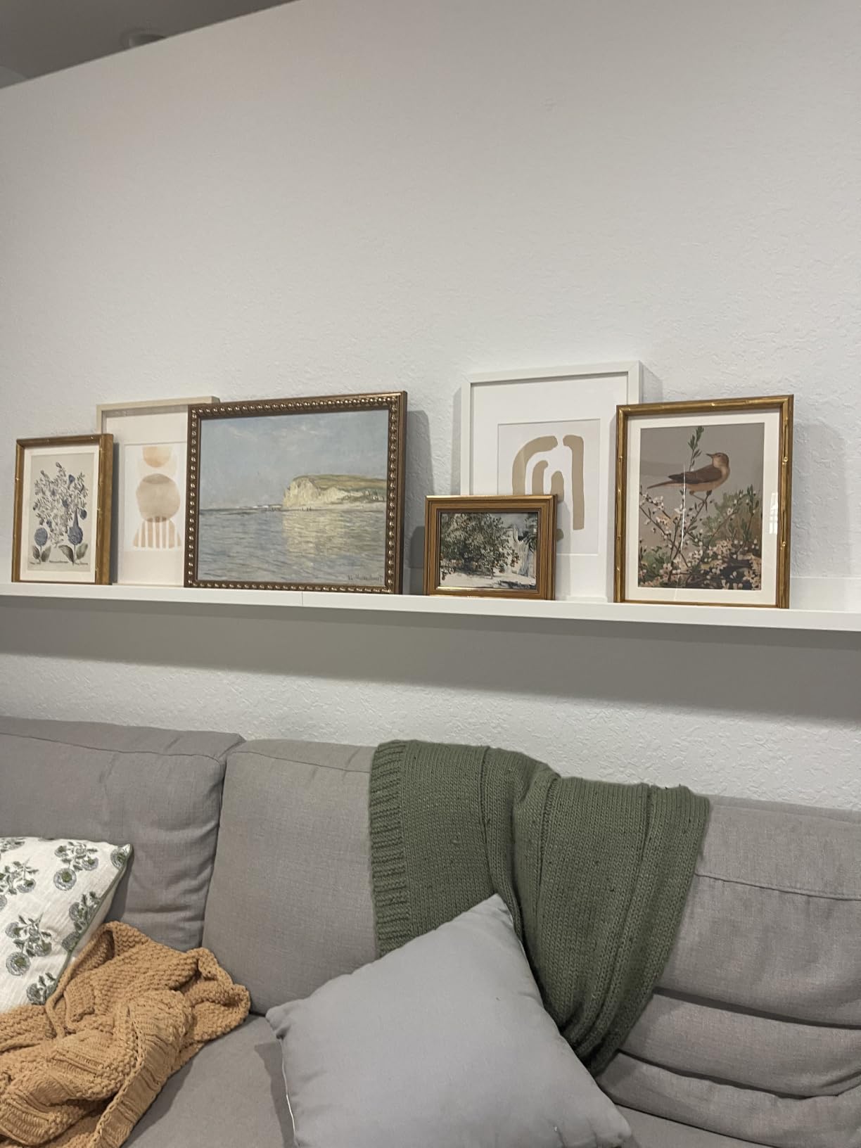 HUARCEY Gold Framed Canvas Wall Art, Retro Bison Picture Decor, 12x16 Inch | Vintage Bison Farmhouse Decor for Bedroom Bathroom Kitchen, Dark Moody Rustic Canvas Paintings Art customer photo 2