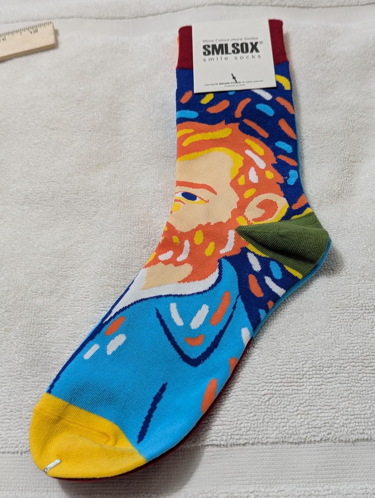 Funny Novelty Socks Unisex Unique Asymmetric Left & Right Designs Pattern Gifts for Women Men customer photo 2