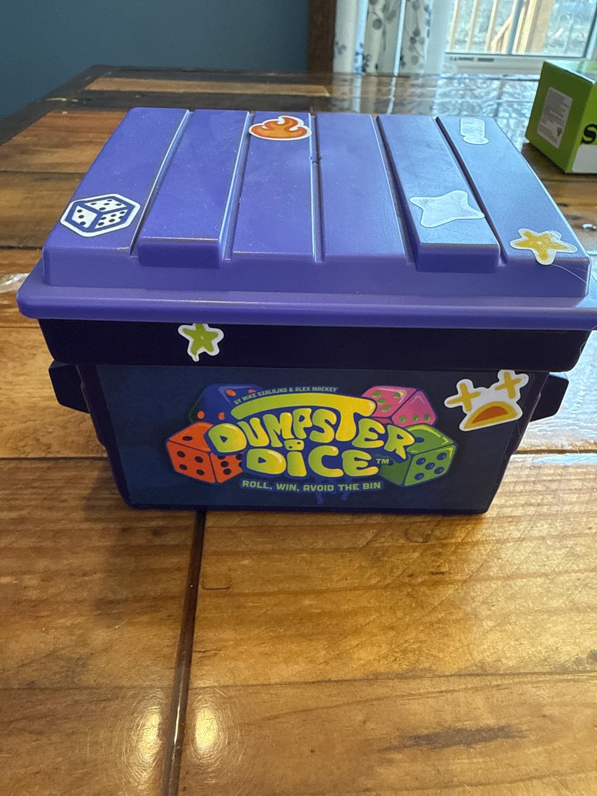 Big Discoveries Dumpster Dice Fast-Paced Family Dice Game | Fun 4-Player Board and Dice Game with Dumpster, 80 Piece Dice Set, and Graffiti Stickers | Perfect for Travel, Parties, and Game Night customer photo 1
