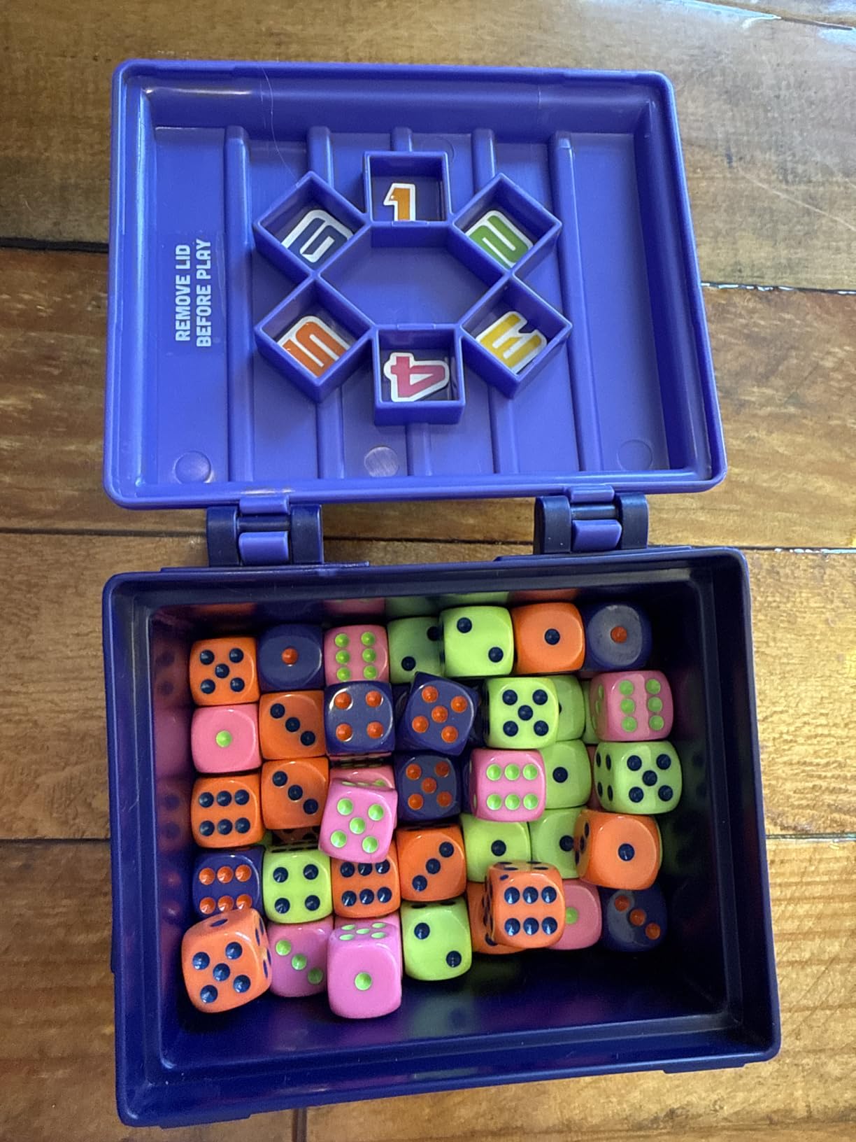 Big Discoveries Dumpster Dice Fast-Paced Family Dice Game | Fun 4-Player Board and Dice Game with Dumpster, 80 Piece Dice Set, and Graffiti Stickers | Perfect for Travel, Parties, and Game Night customer photo 2