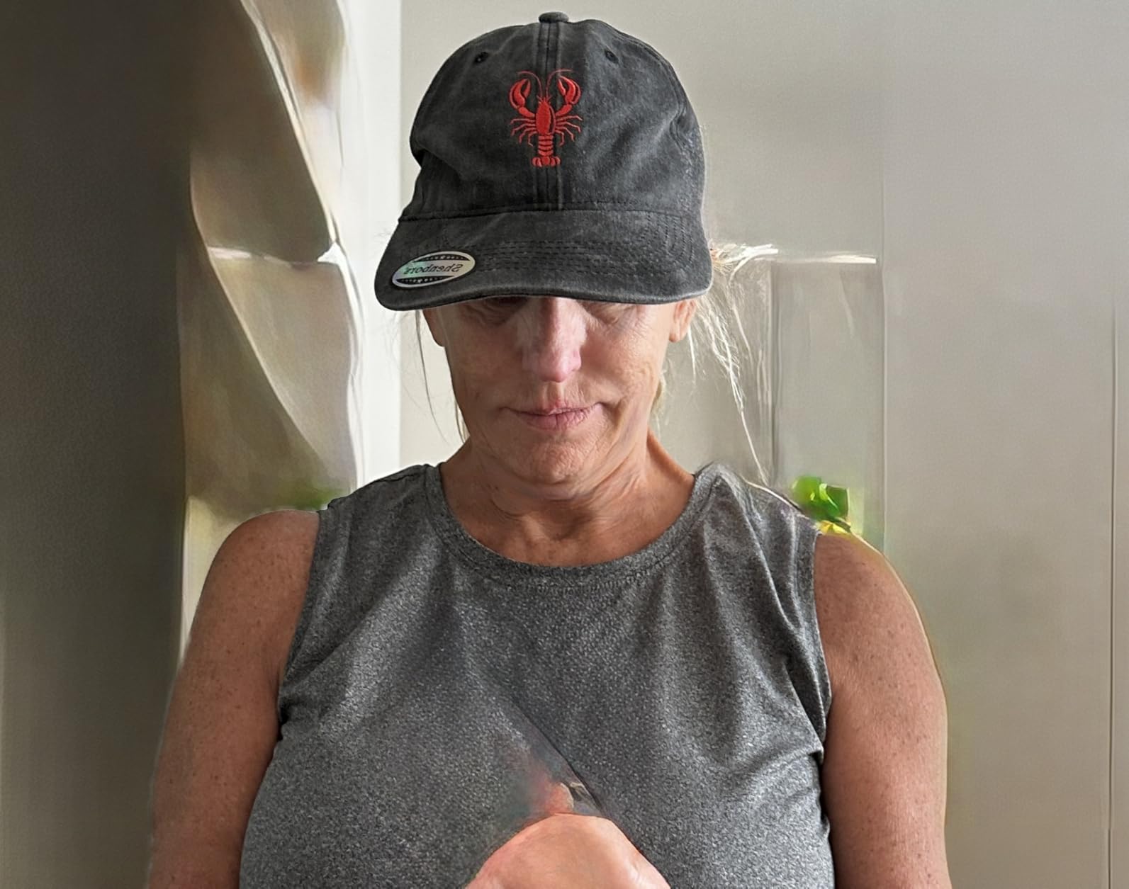 Embroidered Lobster Crawfish Baseball Hats for Men Women | Summer Seafood Boil Party, Adjustable Washed Cotton, Premium Embroidery customer photo 1