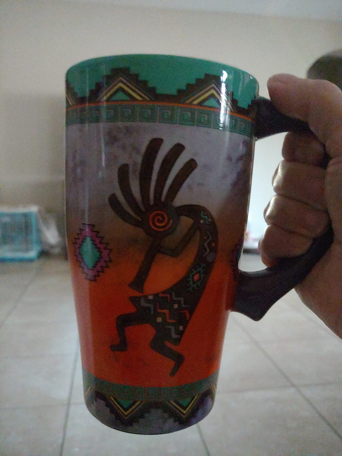 Spoontiques - Ceramic Travel Coffee Mug with Lid and Handle - Spill Proof Lid - Double Walled Mug for Hot and Cold Beverages - Microwave and Dishwasher Safe - Sea Turtle Travel Mug customer photo 1