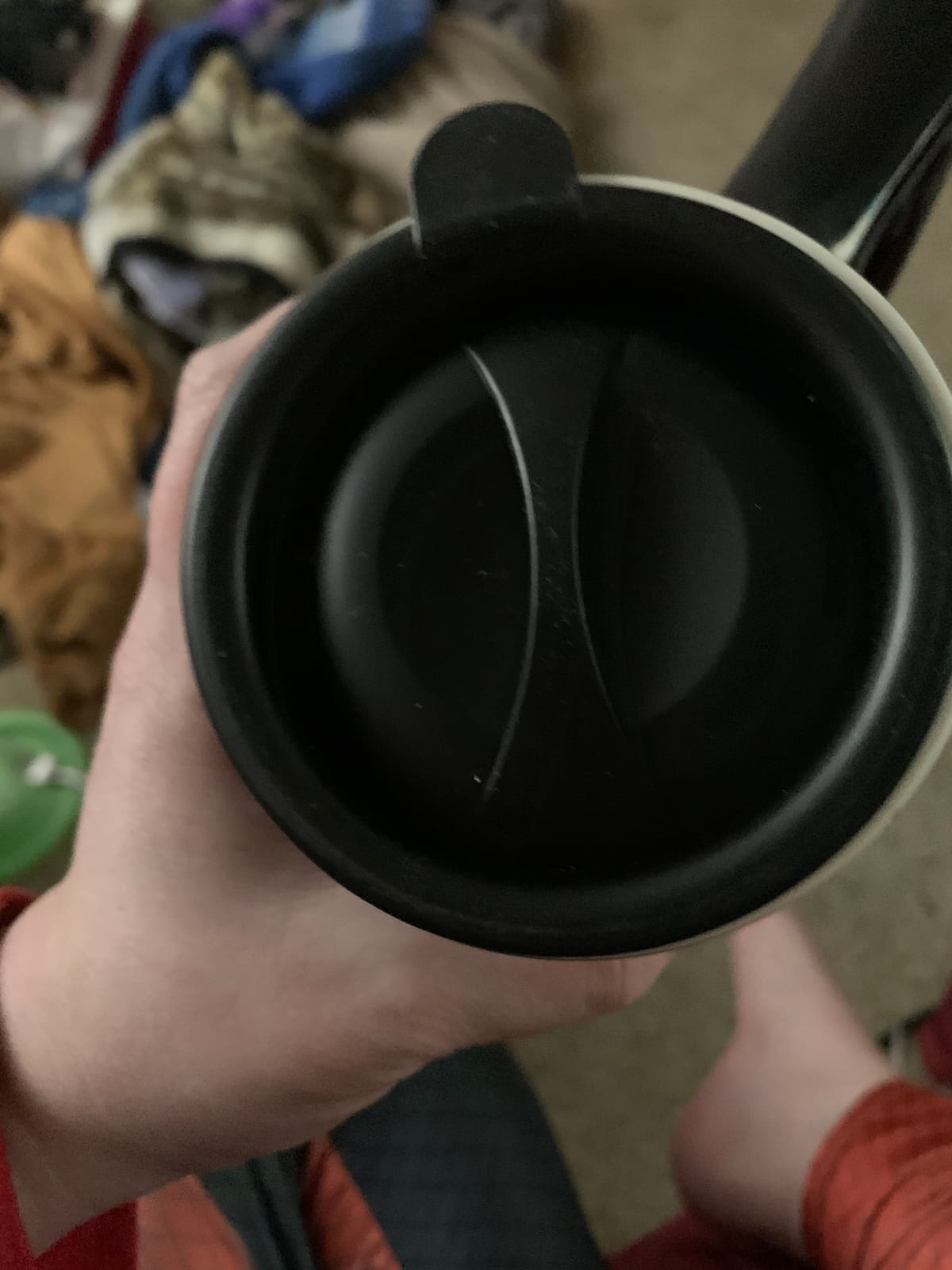 Spoontiques - Ceramic Travel Coffee Mug with Lid and Handle - Spill Proof Lid - Double Walled Mug for Hot and Cold Beverages - Microwave and Dishwasher Safe - Sea Turtle Travel Mug customer photo 2