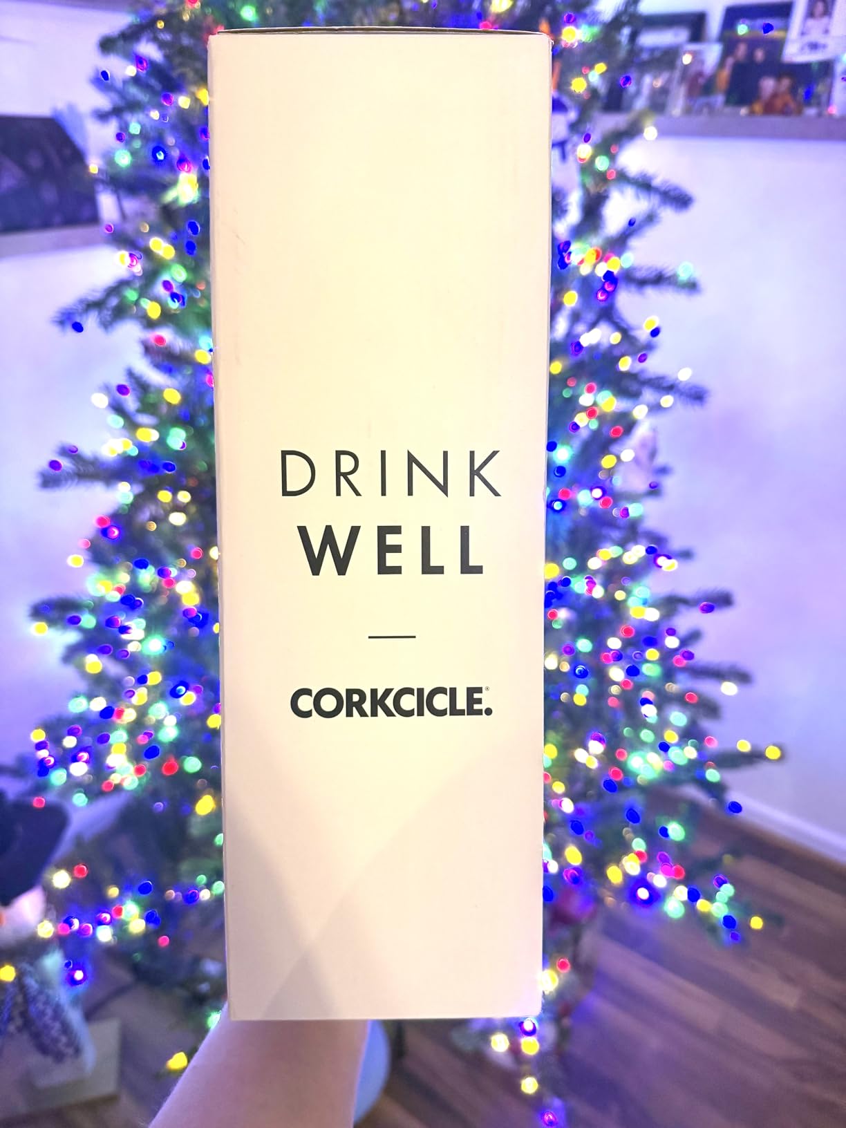 Corkcicle x Rifle Paper Co. Cruiser Insulated Tumbler with Handle & Straw - Keeps Drinks Cold 20 Hours - BPA-Free - Gift for Mom - Great for Mother's Day or Christmas - 40 oz - Peacock Blue customer photo 2