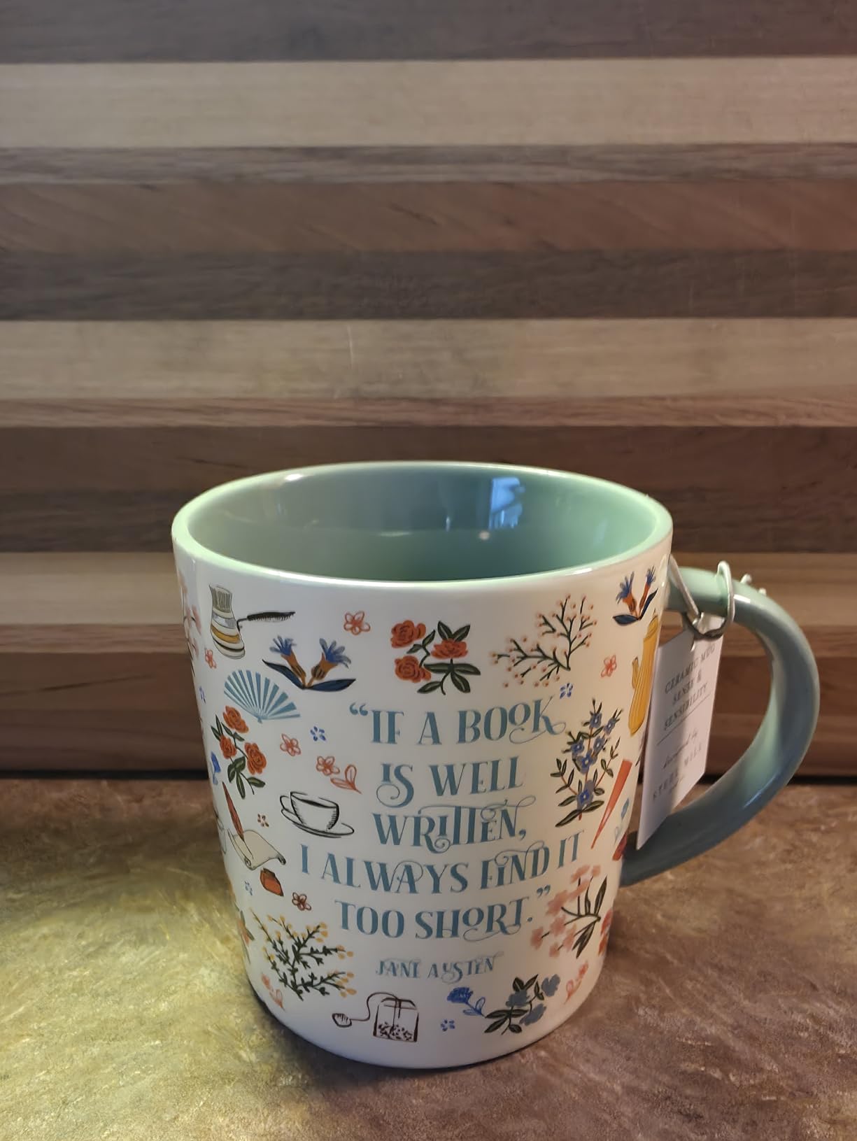 Steel Mill & Co. 14 oz Ceramic Classic Book Mug, The Raven (Purple) | Book Lovers Mug, Gothic Coffee & Tea Ceramic Mug with Handle for Book Club, Novel Themed Coffee Cup with Quote customer photo 1