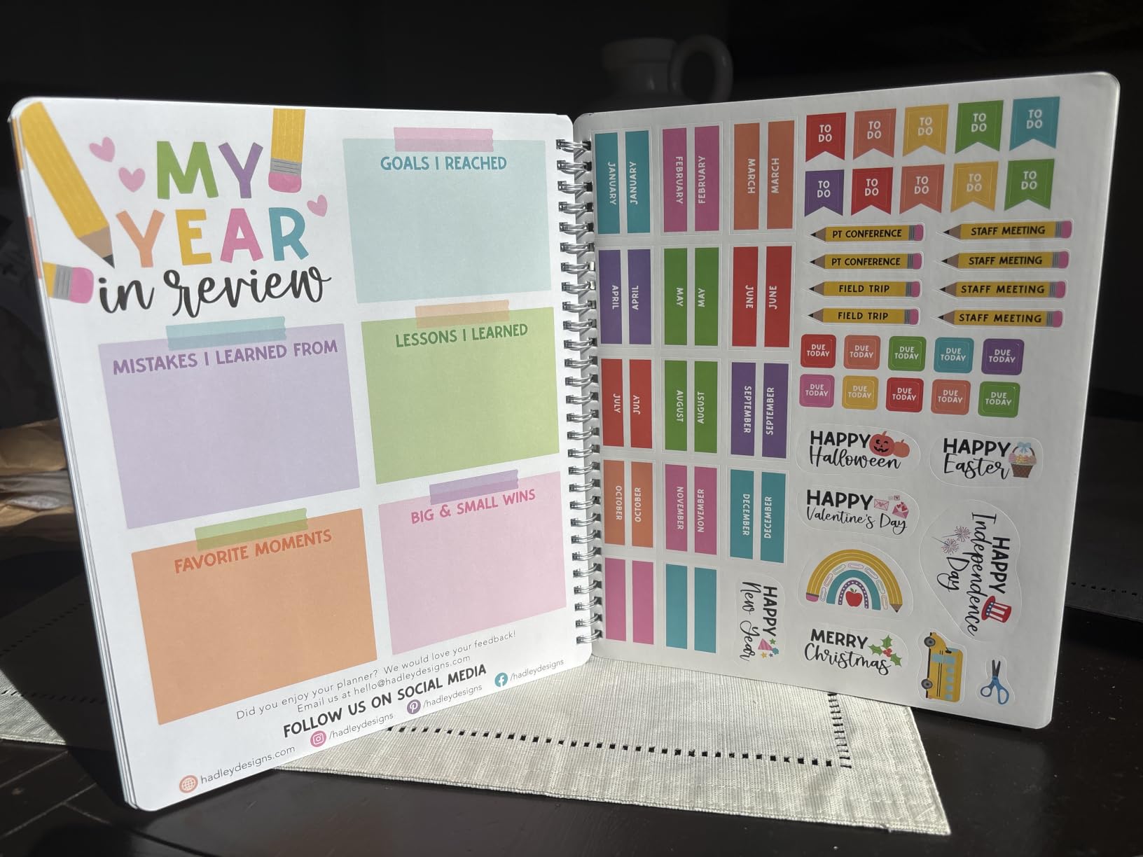 Hadley Designs Teacher Planner 2026-2027 Academic Year customer photo 1