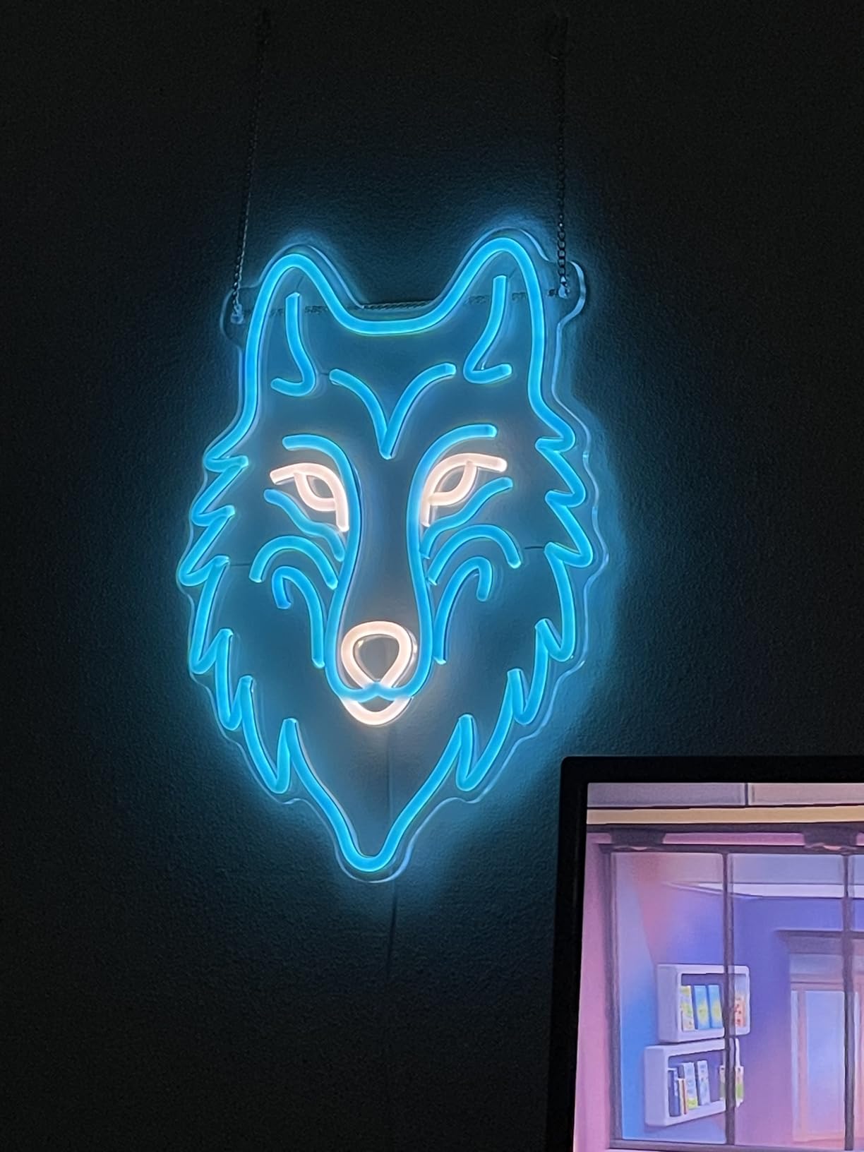 CoolGift Mart Sloth Neon Sign, Sloth Lamp Wall Decor, Dimmable Birthday Party Decorations for Home, Patio, Garden, Bars, Restaurants, Hotels, Stores, Clubs, Ideal Gift for Friends, Family and Kids customer photo 1