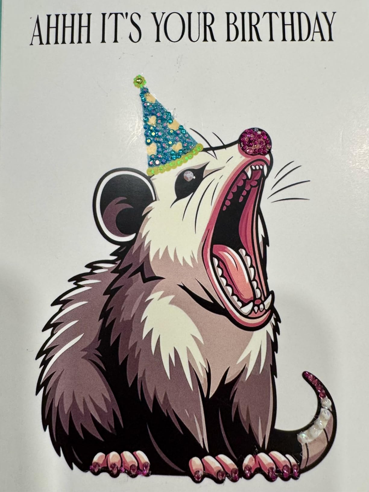 It's Your Birthday Card - Possum Birthday Card - Happy Birthday Card customer photo 1