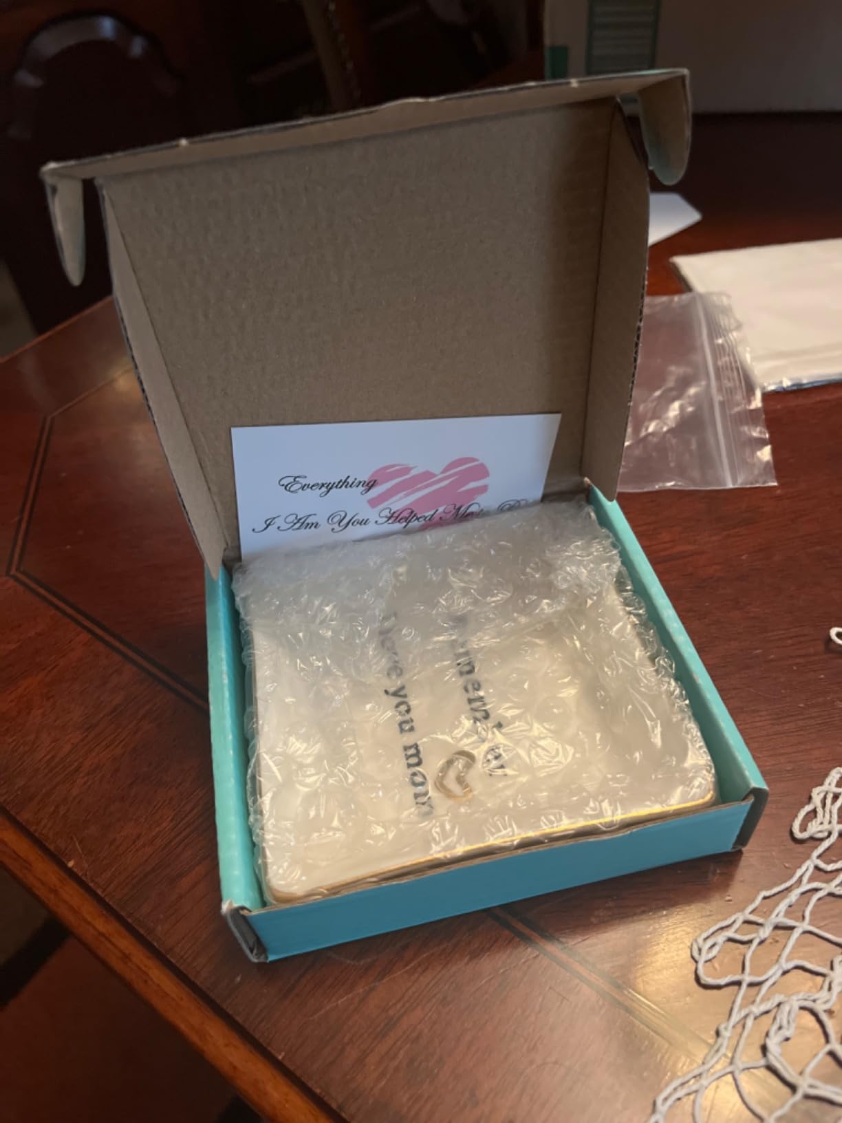 Bonus Mom Gifts Mother's Day,Step Mom Ceramic Ring Jewelry Dish Tray Plate for Birthday Christmas-You Didn't Give Me Life but Life Gave Me You,Thank You for Loving Me As Your Own customer photo 1