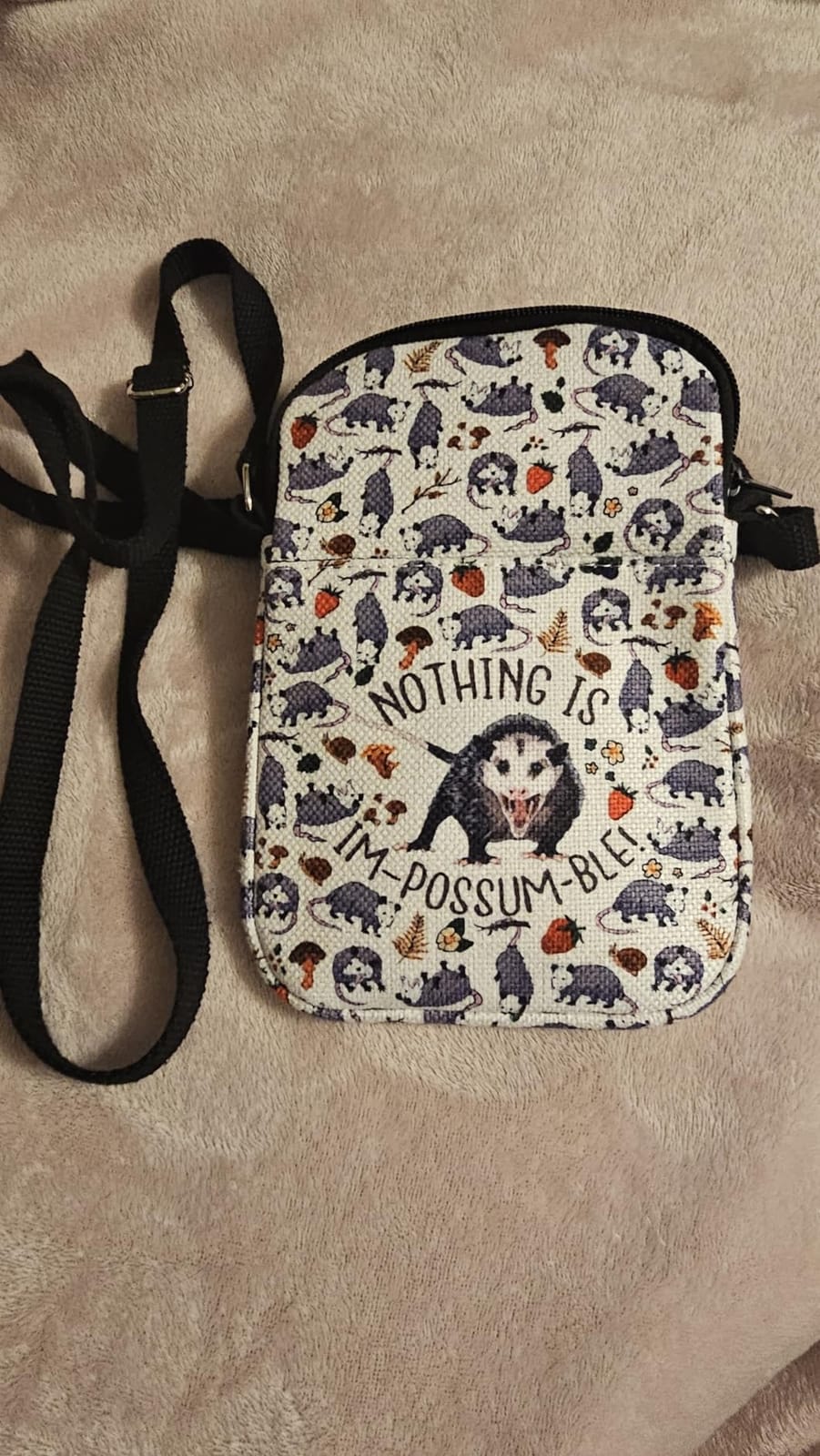 Opossum Crossbody Bag Possum Gift Opossum Lover Shoulder Bag Possum Mom Gift customer photo 1
