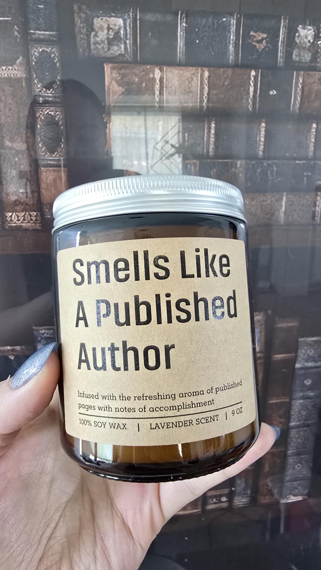LEADO Published Author Candle, Gifts for Writers, Congrats New Author Gifts | Gifts for Writers Women, Men, Christmas, Poetry, Literary, Writing Gifts for Book Writer, Novelist, Poets, First Time Authors customer photo 1