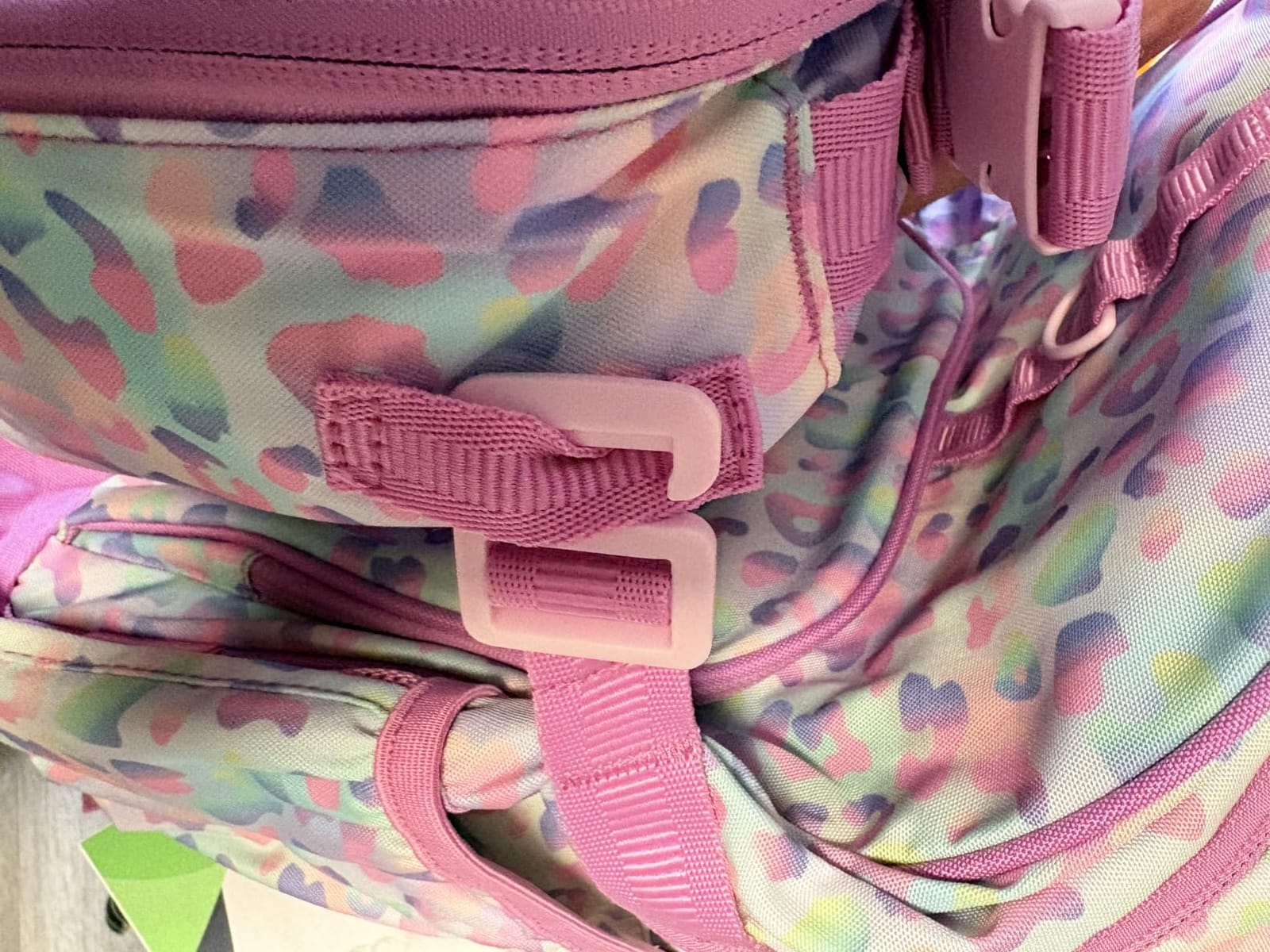 Cheetah Backpack Set Kids Backpacks for Girls, Girls Backpack with Lunch Box & Water Bottle, Elementary School Bookbag Age 6-8 17 Inch, Pink customer photo 1