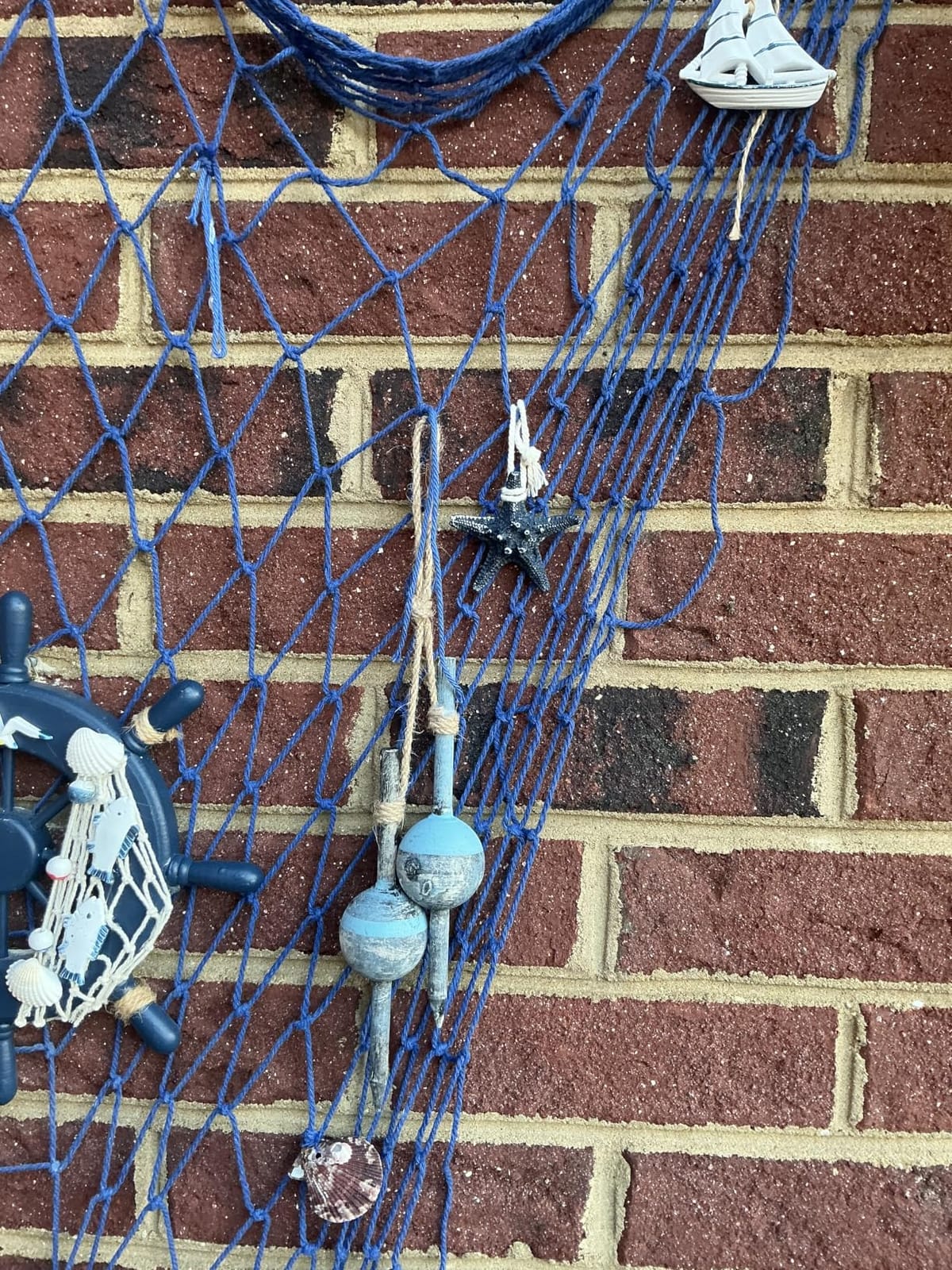 The Bridge Collection Set of 2 Hanging Fishing Bobber Lakehouse Decorations | Hand Painted Rustic Coastal & Beach Ornaments- 4 Pieces customer photo 2