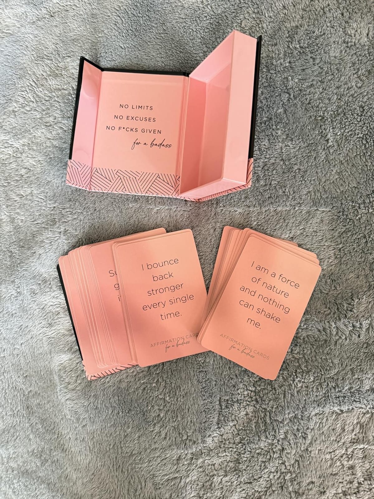 52 Badass Affirmation Cards for Women - Inspirational Gift for Her, Birthday Gifts for Women, Best Friend, Bestie, Self Care - Positive Presents for Confidence, Motivation & Daily Encouragement customer photo 1