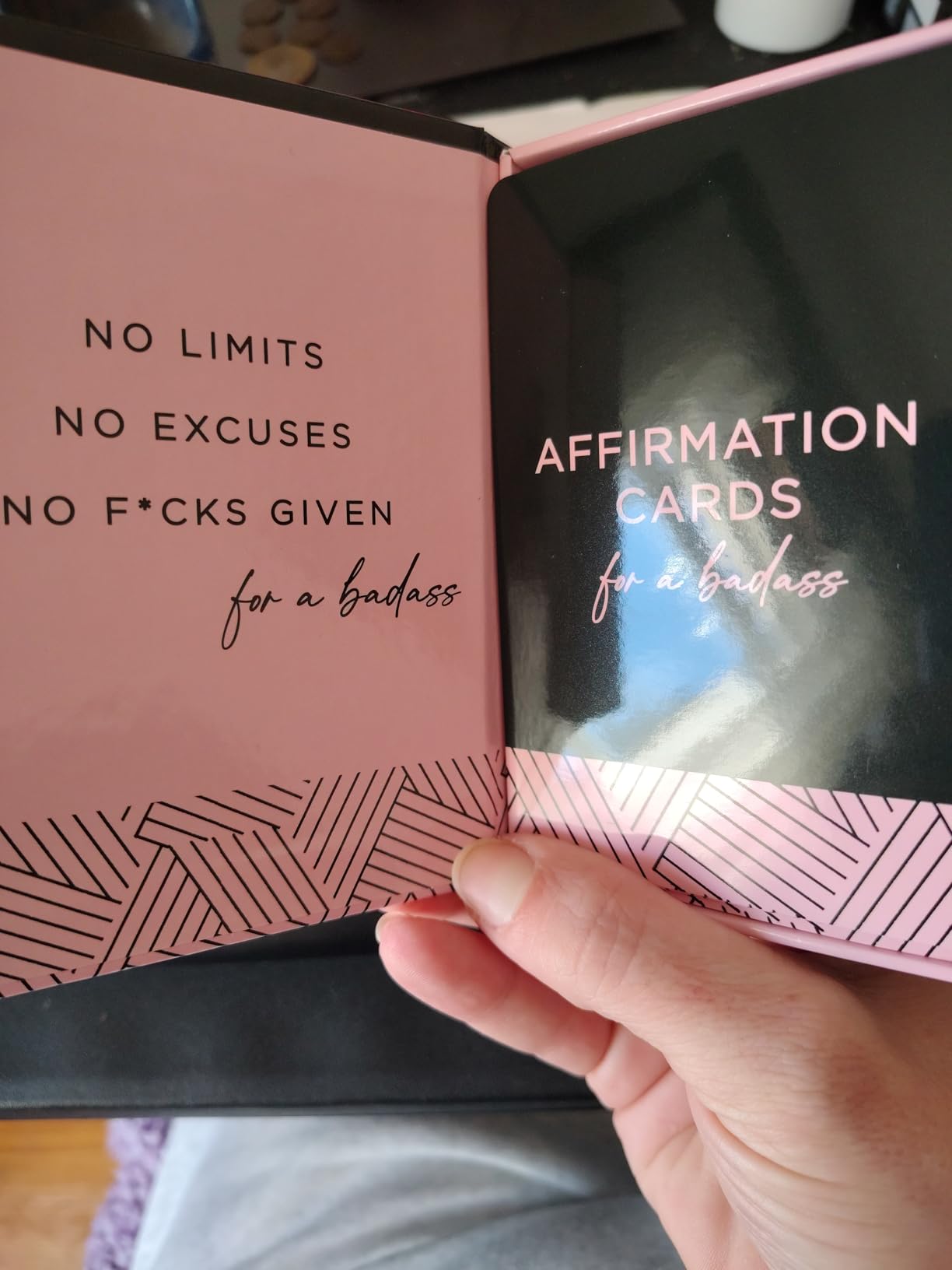 52 Badass Affirmation Cards for Women - Inspirational Gift for Her, Birthday Gifts for Women, Best Friend, Bestie, Self Care - Positive Presents for Confidence, Motivation & Daily Encouragement customer photo 2
