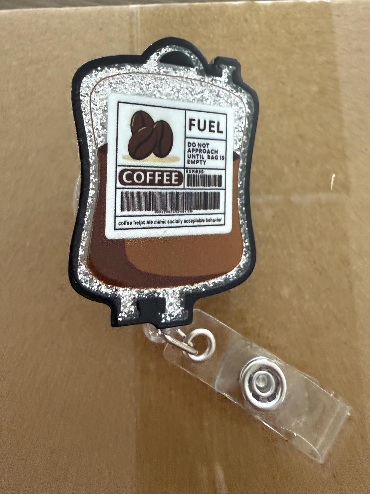 Cute Social Worker Badge Reel Retractable customer photo 1