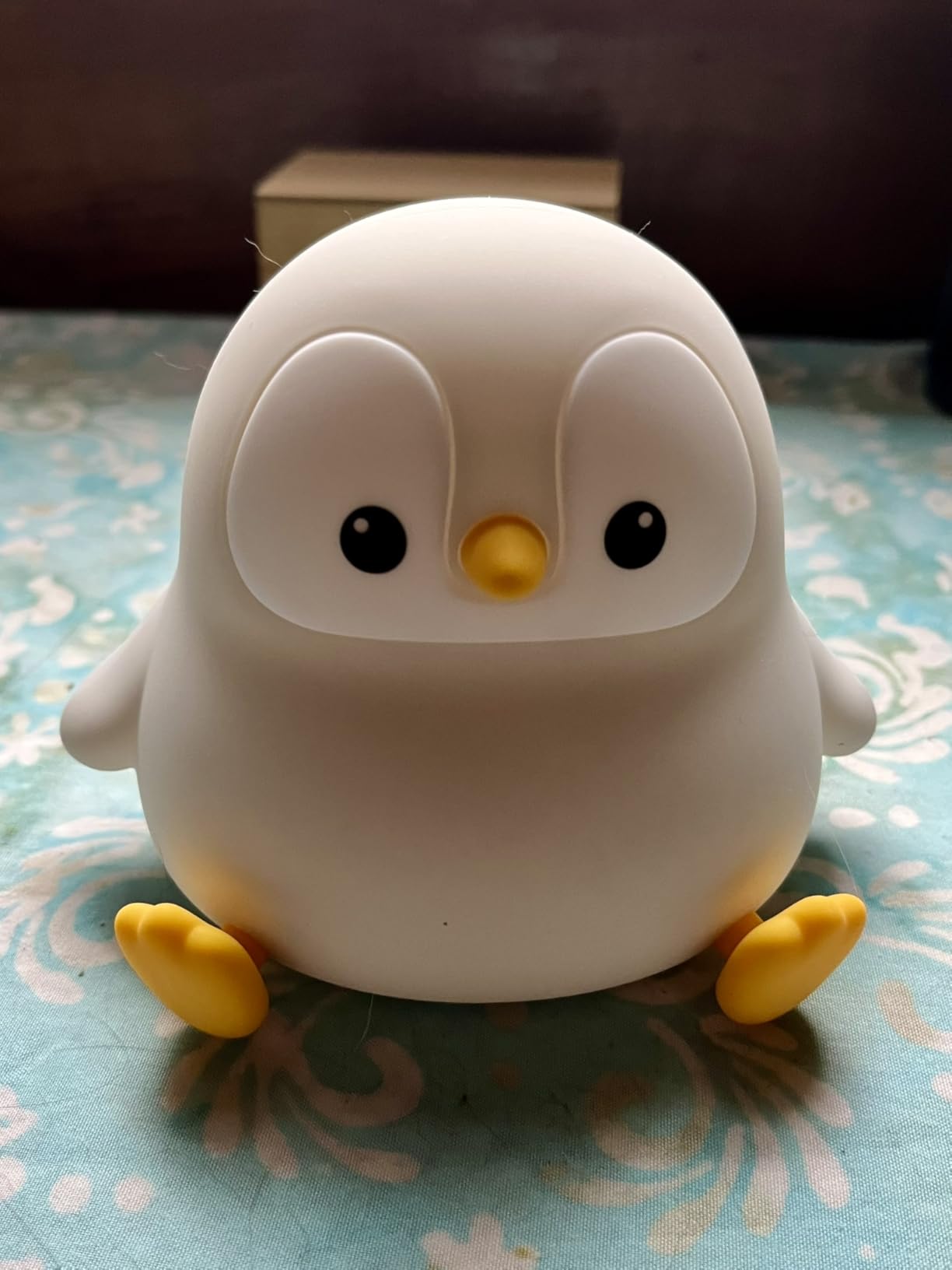 Penguin Night Light for Kids, Cute Penguin Lamp Silicone Baby Nursery Night Lamp, Dimmable Squishy Touch Bedside Lamps customer photo 1