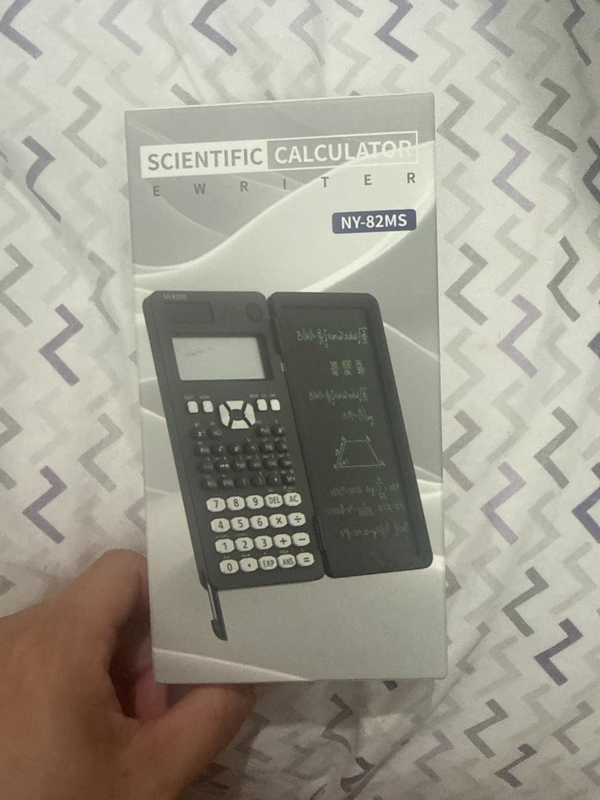 82MS Scientific Calculators School Supplies with Notepad ROATEE Pink Stuff | Middle and High Back to School Girls Cute Stuff for Student, 240 Functions Foldable 2-Line Display Solar and Battery Power customer photo 2