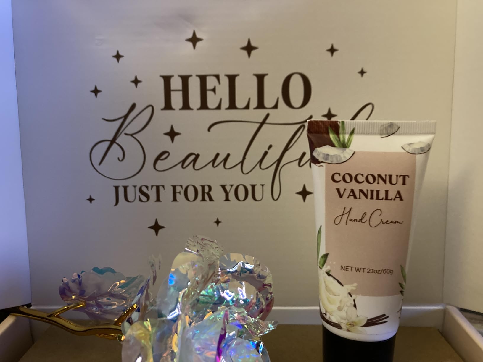 Spa Gift Baskets for Women, Vanilla Coconut Bath and Body Gifts Set for Women, Home Spa Self Care Gift, Relaxing Bath Set for Mom Wife Sister Friends Sister Girlfriend, Mother's Day Thank You Gifts customer photo 2