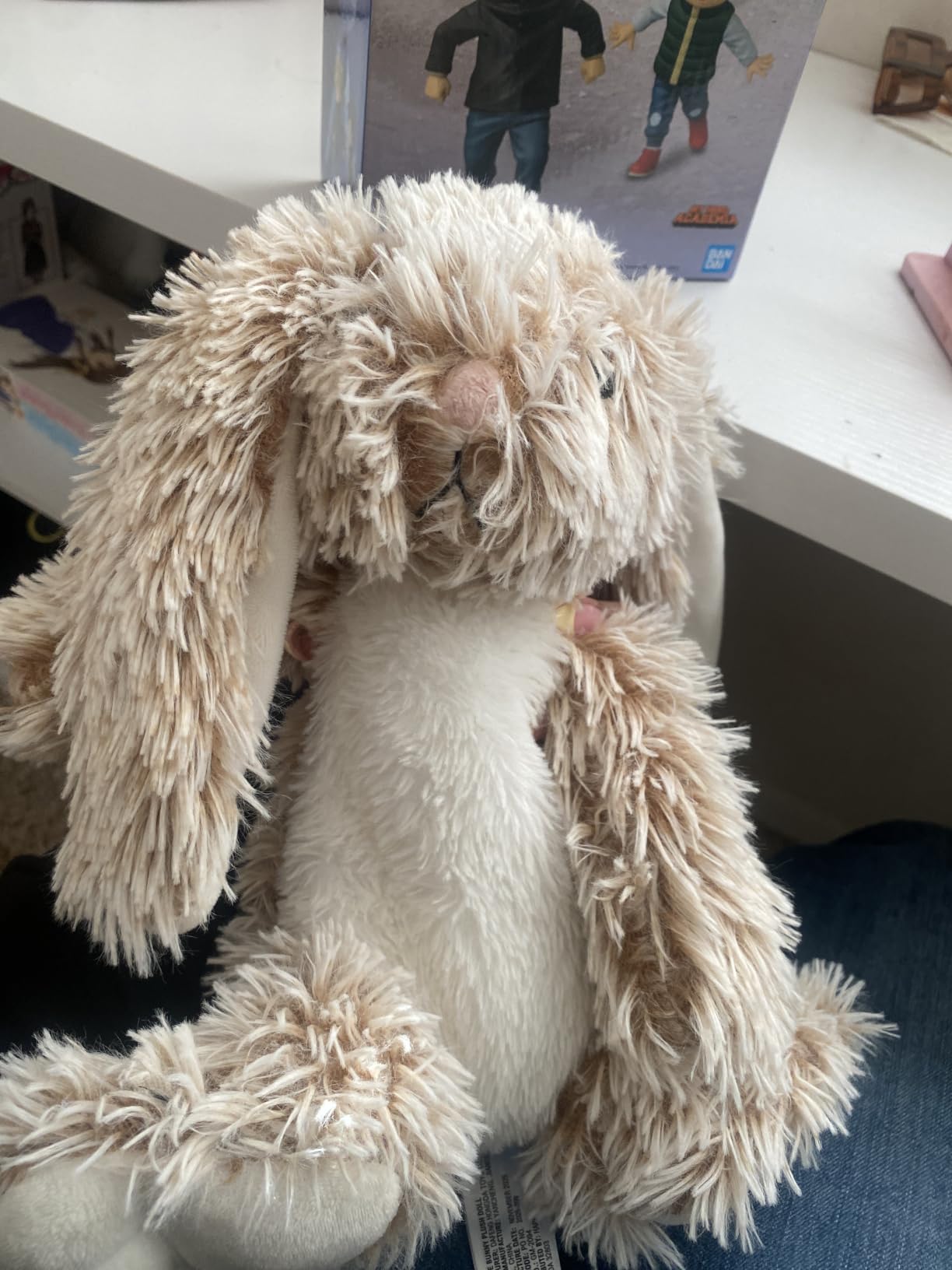 Bunny Microwavable & Weighted Stuffed Animals - 1.5 Lbs Unscented Heating Pad for Period Cramps Pain Relief and Anxiety, Cute Bunny Plush Toys Gifts for Women Girls Adults and Kids by Happy Fuel customer photo 2